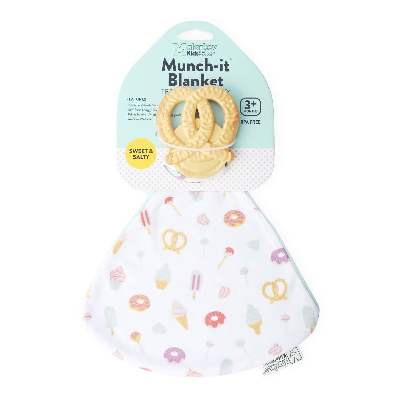 Malarkey Kids Munch-It Teether Blanket - Sweet & Salty