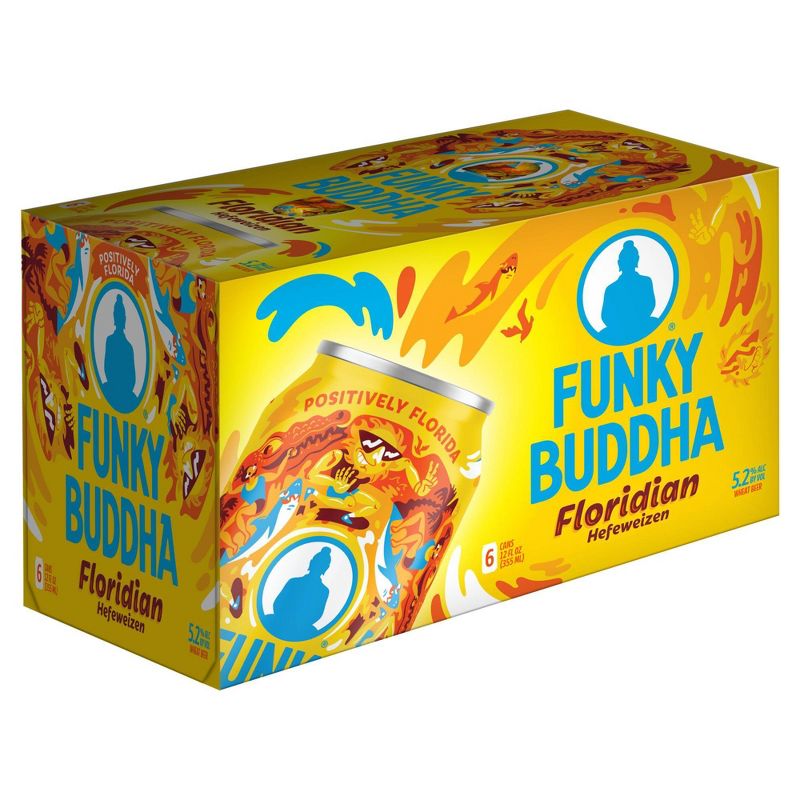 Funky Buddha Floridian Hefeweizen Beer - 6pk/12 fl oz Cans