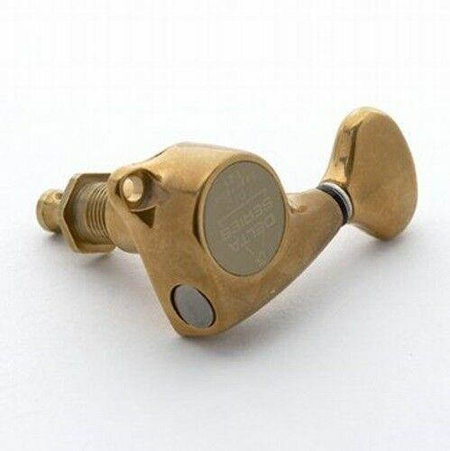 NEW Gotoh Delta Series 510 Lefty LH Tuning Keys 6-In-Line - ANTIQUE GOLD