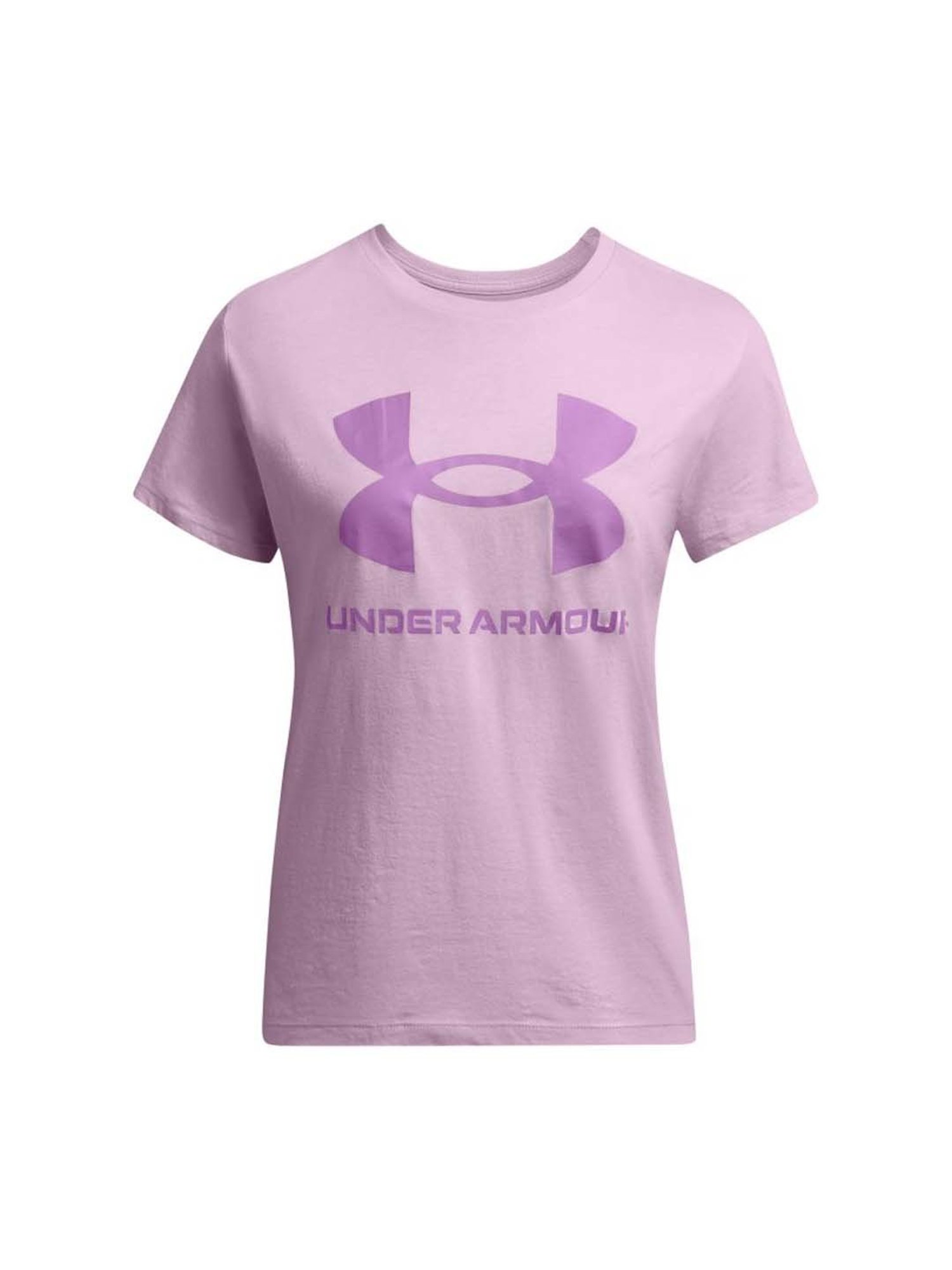 UNDER ARMOUR Purple Printed Sports T-Shirt