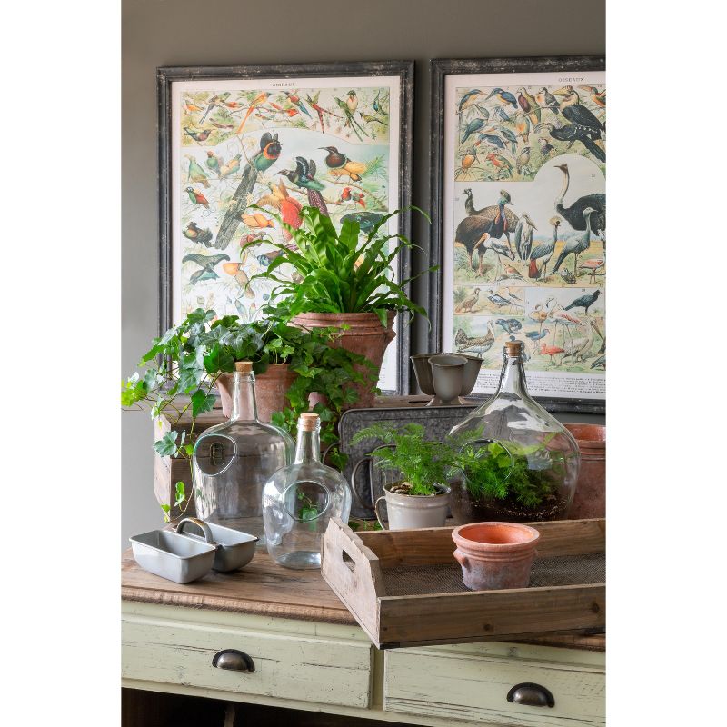 Set of 2 Metal Planters White - CosmoLiving by Cosmopolitan