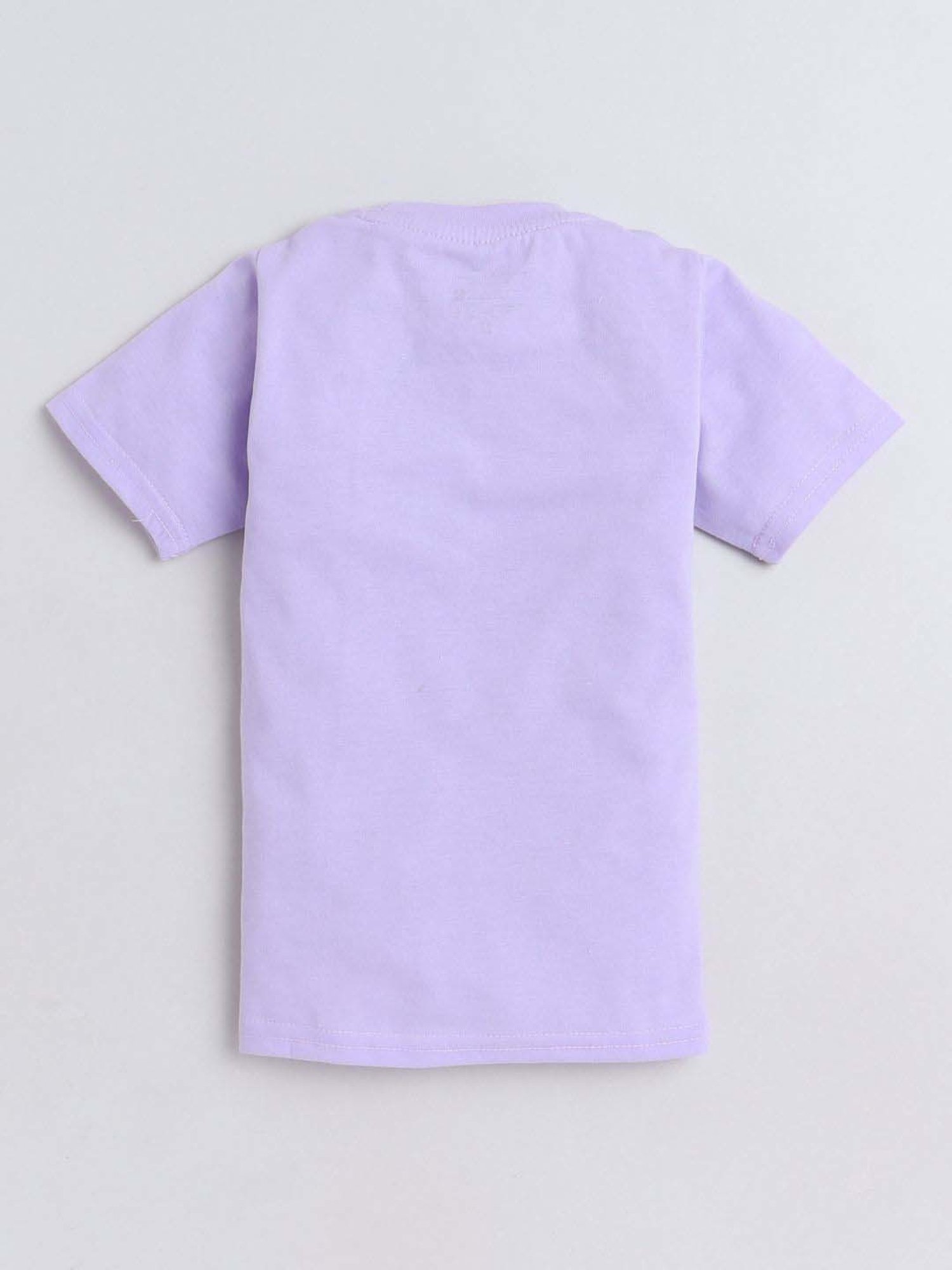 Fourfolds Unisex Purple & Orange Printed T-Shirt