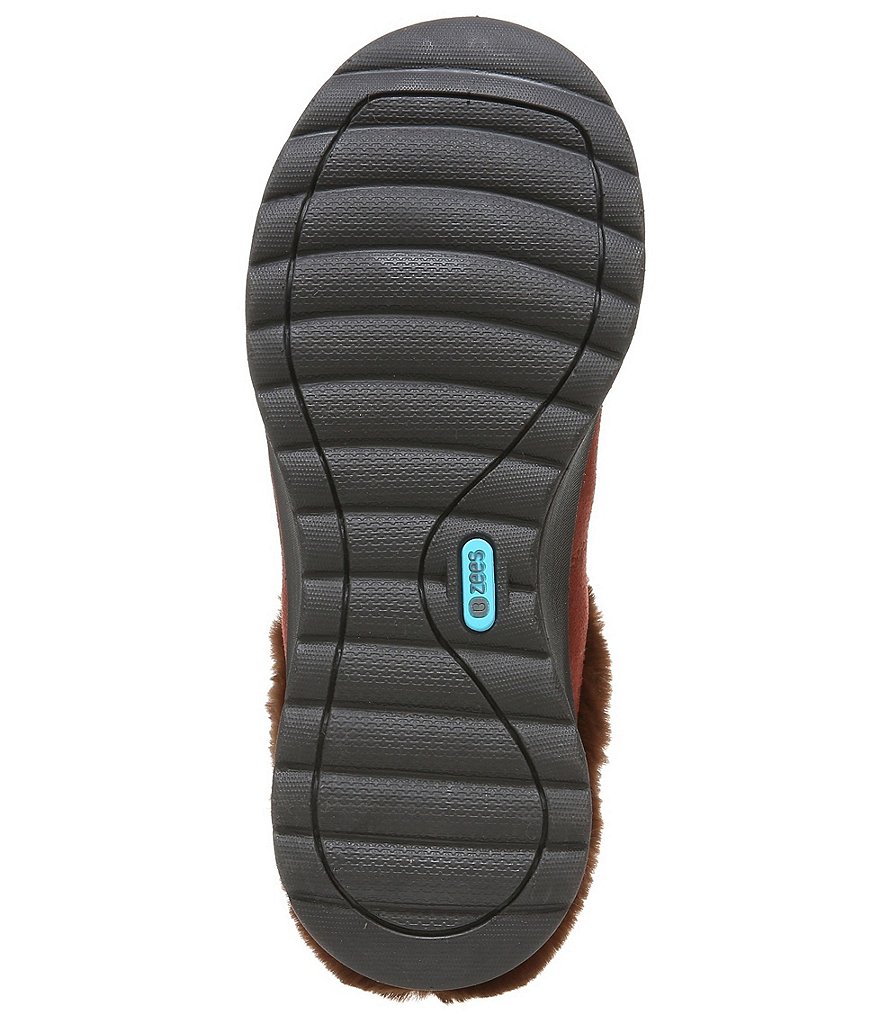 Bzees Golden Cozy Washable Slip-On Stretch Fabric Faux Fur Mules