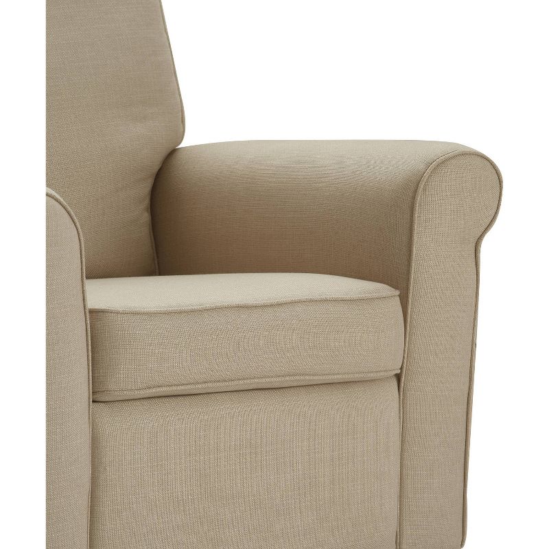 Hughes Swivel Recliner Chair Sand - ClickDecor