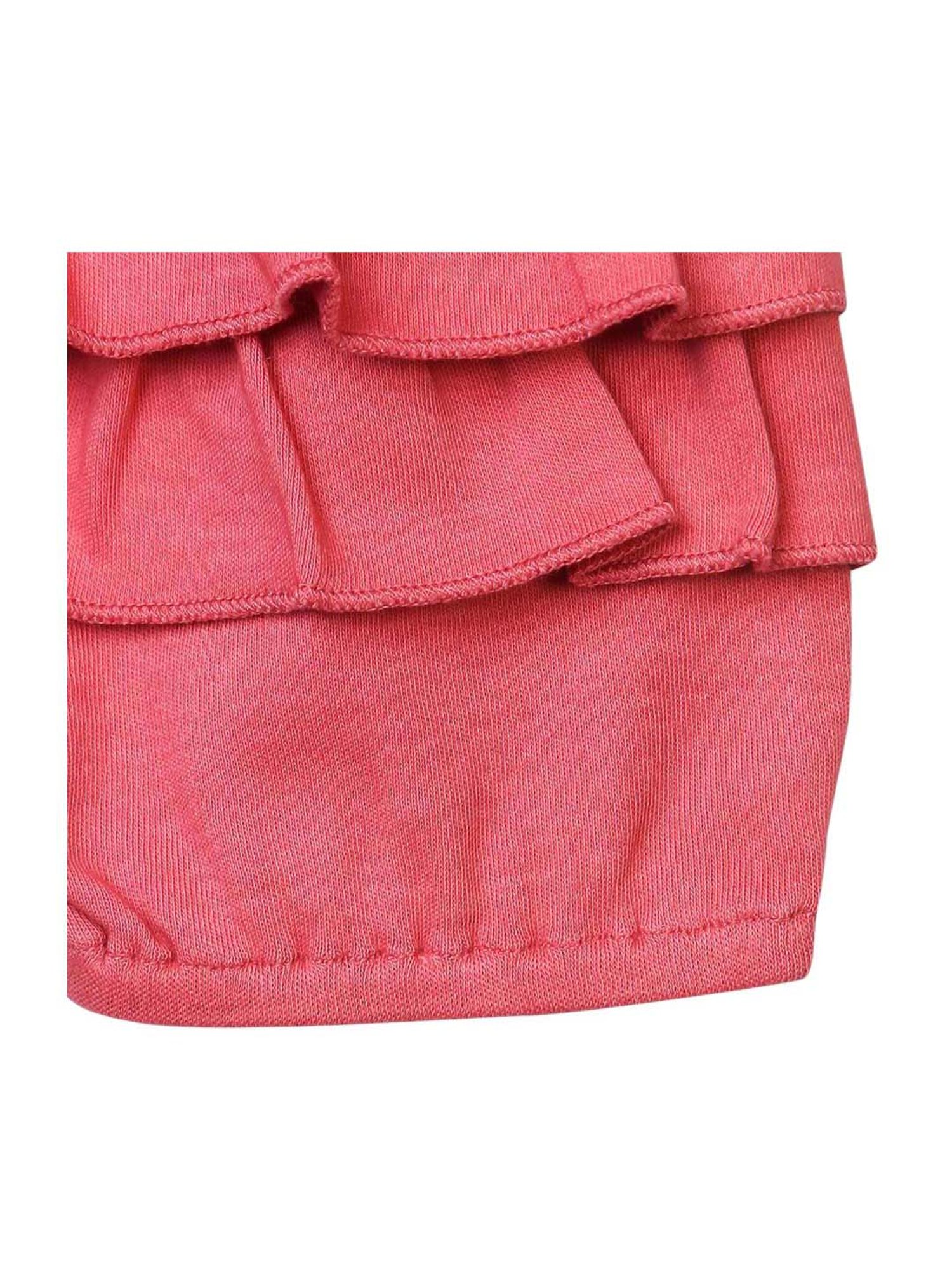 Nino Bambino Kids Yellow Cotton Printed Dress & Shorts