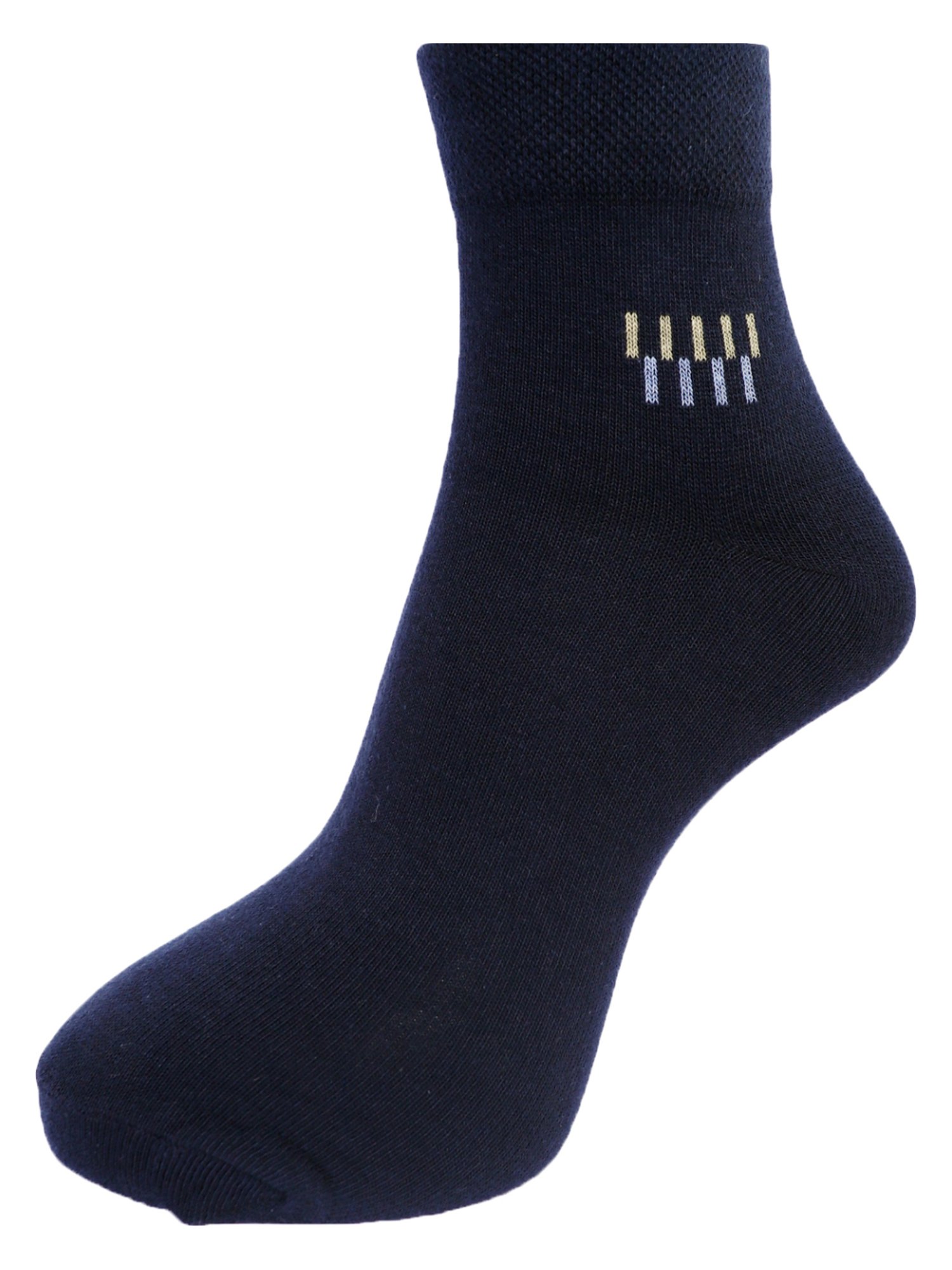 Dollar Multi Cotton Free Size Self Pattern Socks - Pack of 5