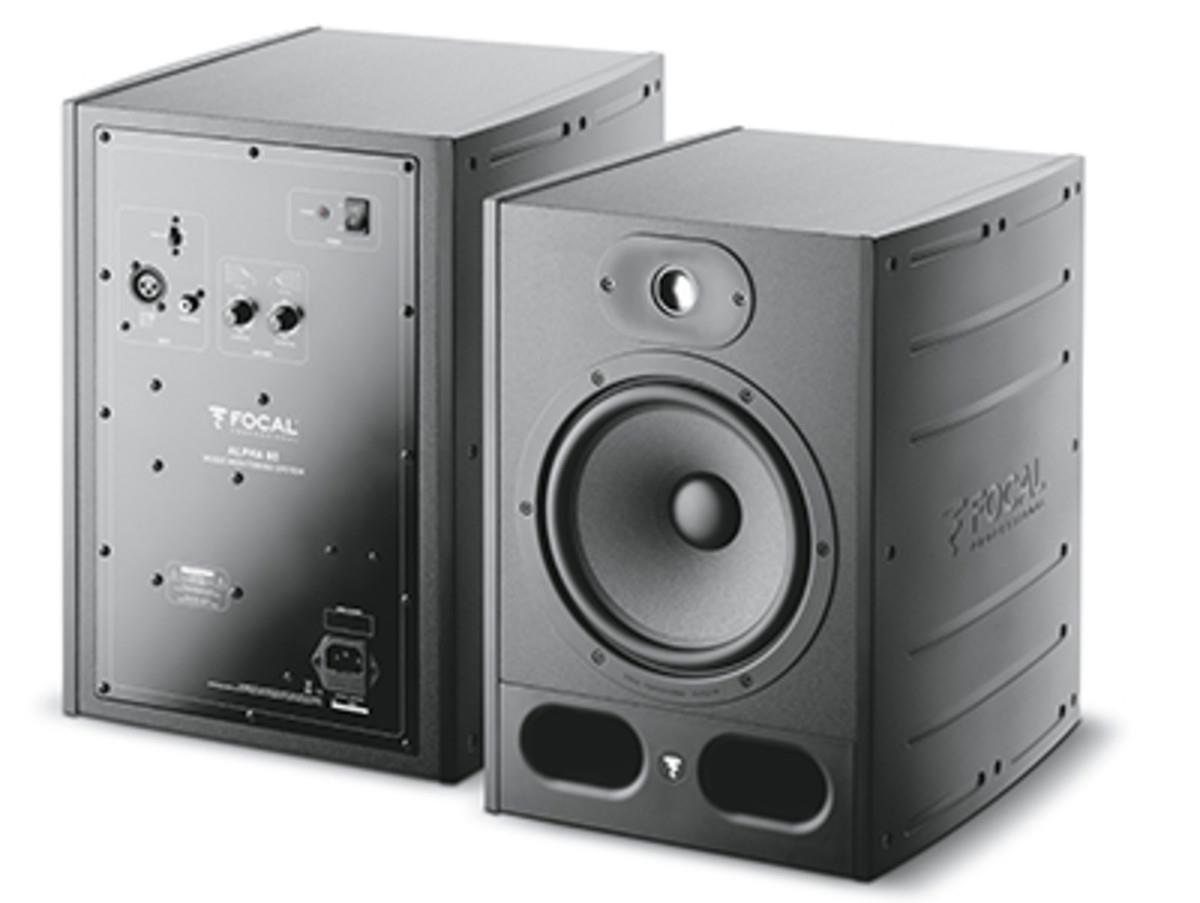 focal: alpha 80 professional monitoring loudspeaker pair