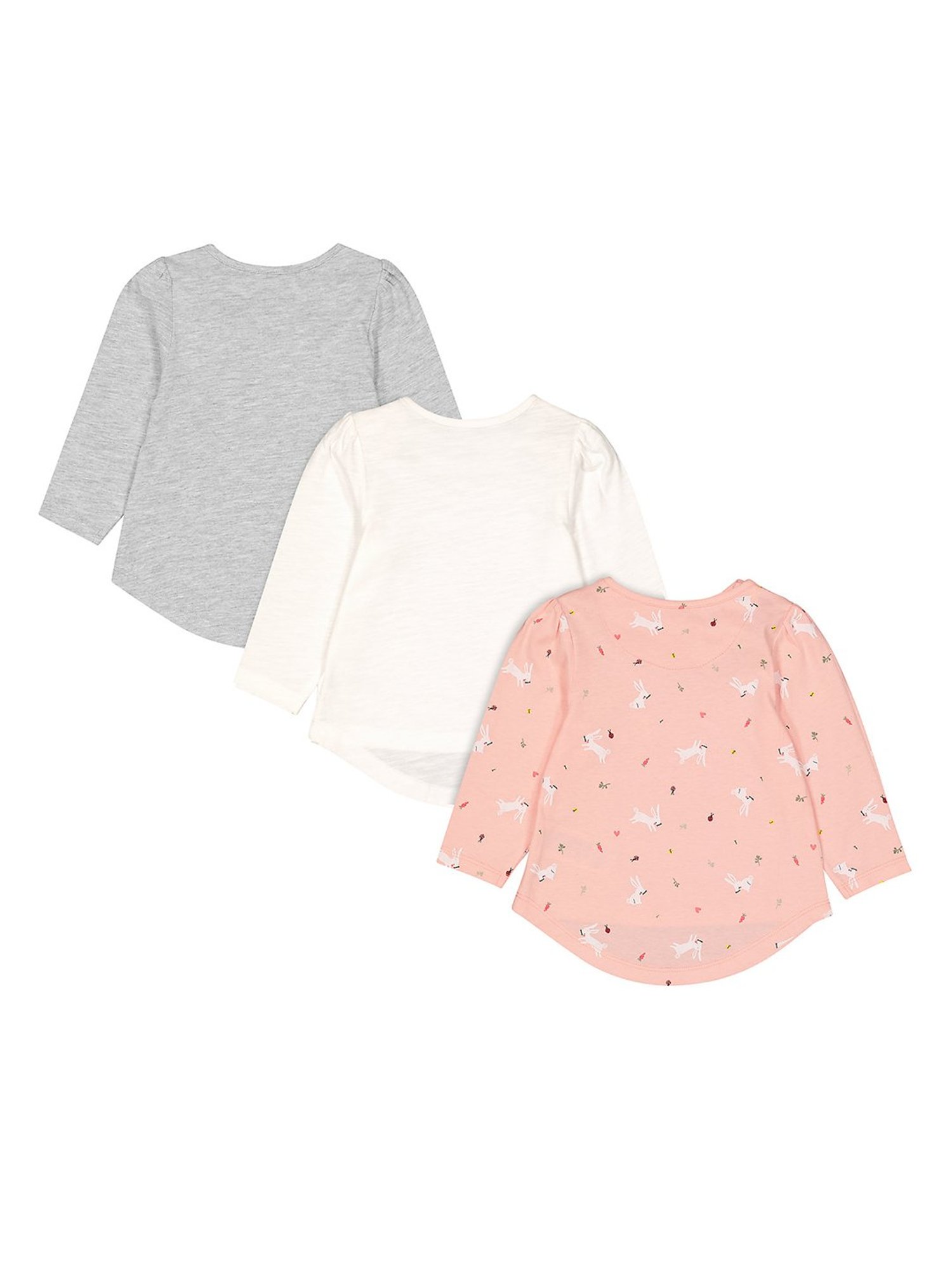 Mothercare Kids Multicolor Printed Full Sleeves T-Shirt (Pack Of 3)