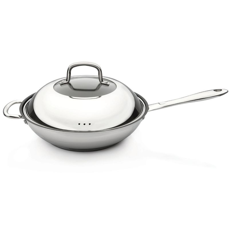 Victoria Cast Iron Wok with Stability Base 14" Black