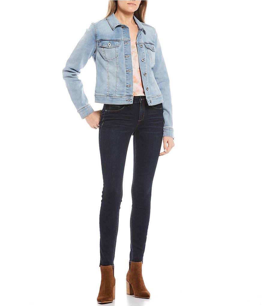 Sundown by Splendid Coordinating Joey Acid Wash Zip Front Hoodie