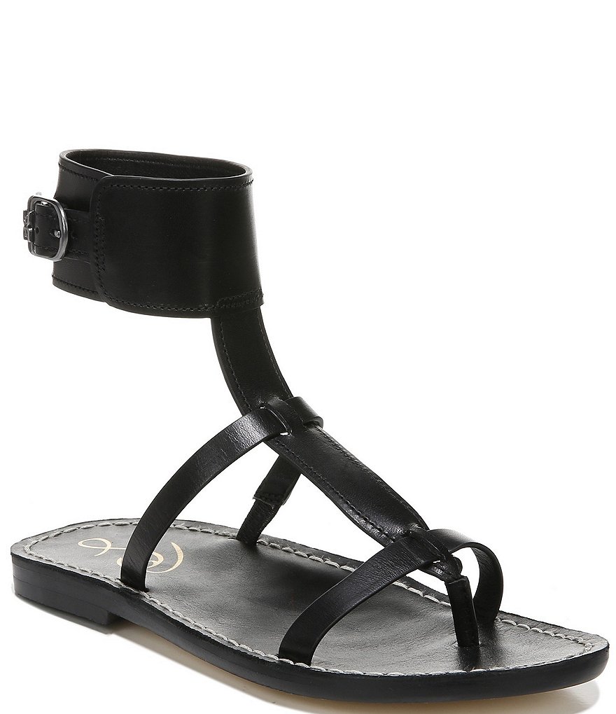 Sam Edelman Mollie Leather Ankle Band Thong Sandals