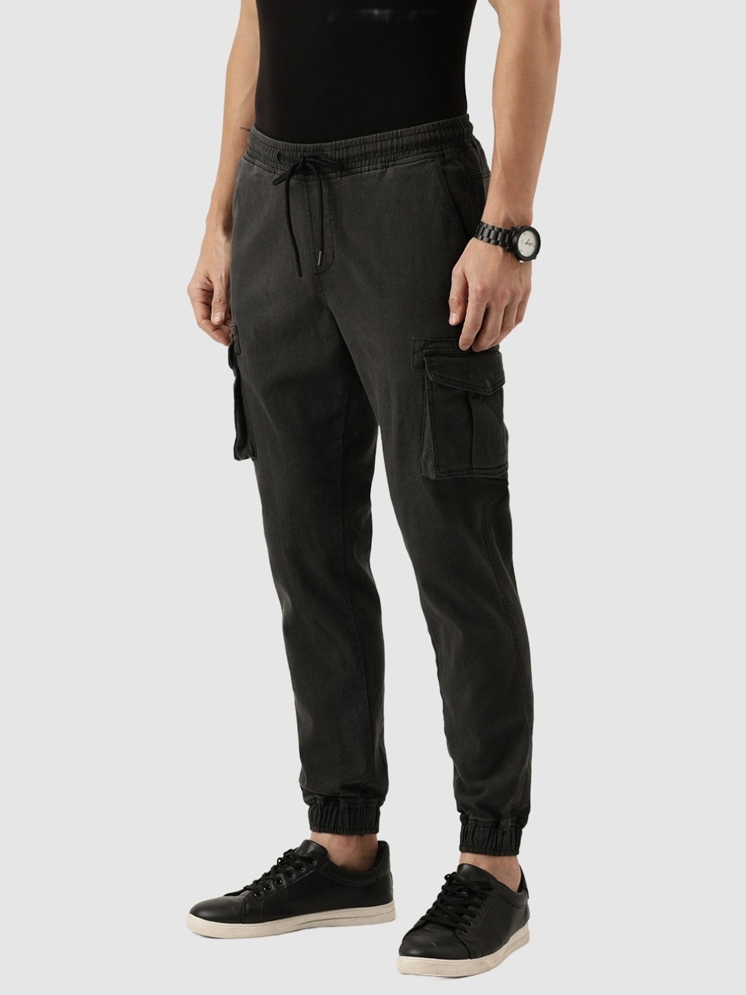 IVOC Charcoal Regular Fit Jogger Jeans