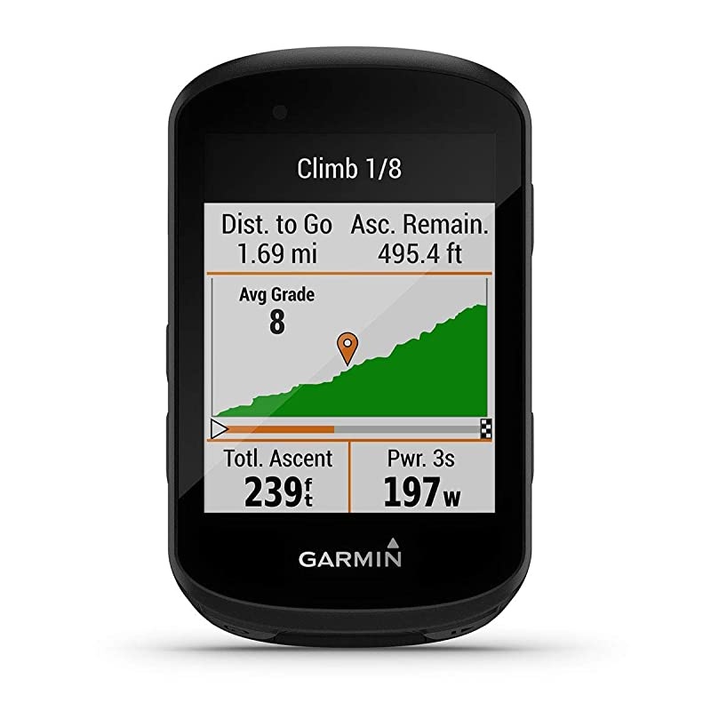 Edge 530 Cycle GPS with Protective Silicone Case & HD Tempered Glass Screen Protectors (x2) Bundle | Navigation, Bike Mounts, TrainingPeaks, VO2, Incident Detection | Bike Computer (Black Case)