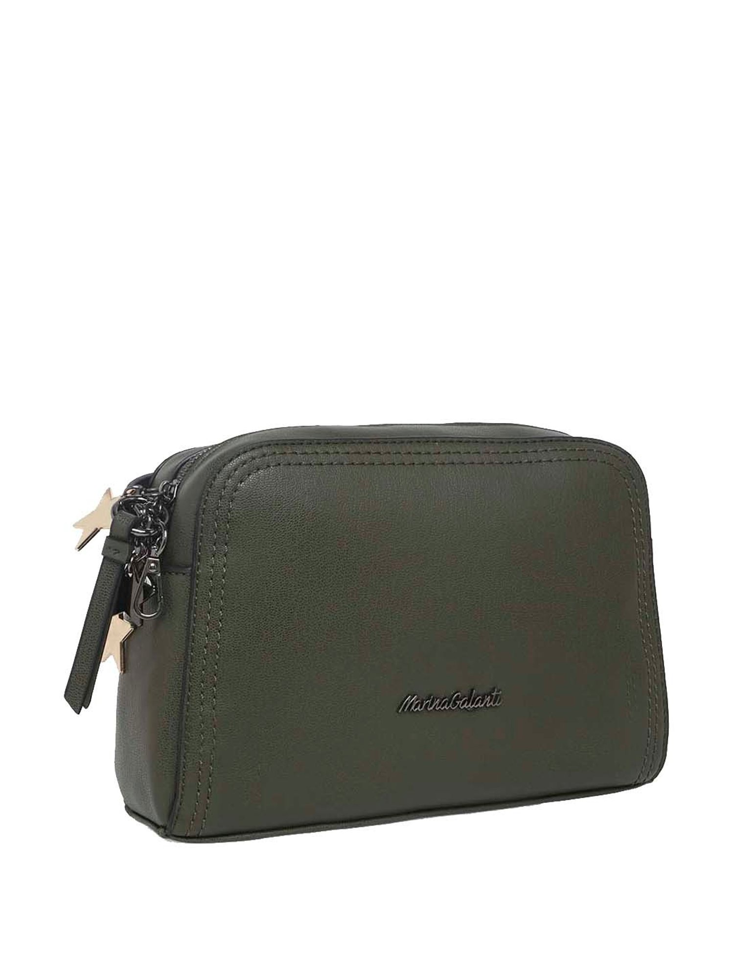 Marina Galanti Olive Solid Medium Sling Handbag