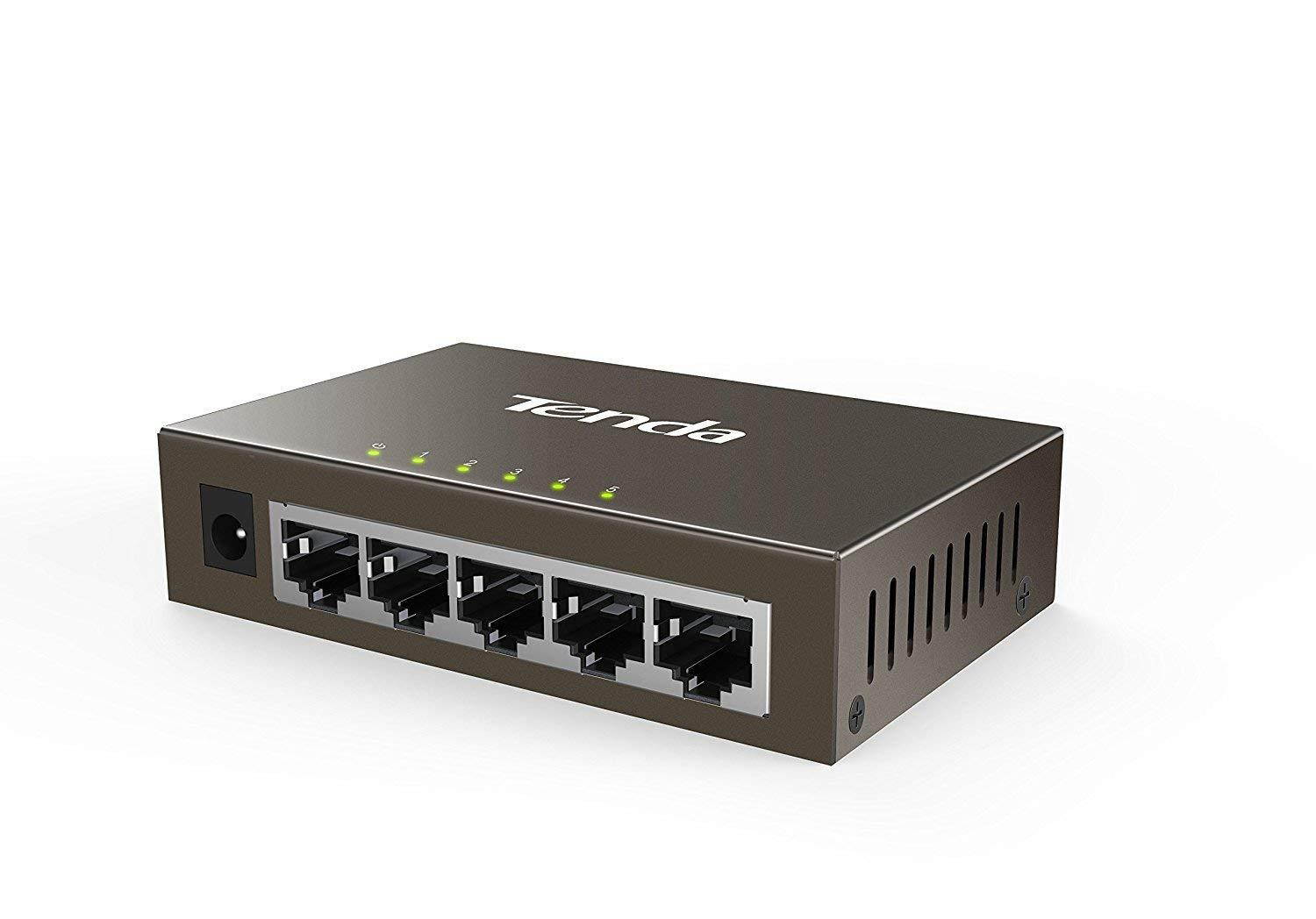 Tenda 5-port Switch Gigabit 10/100/1000Mbps 5-port Gigabit Ethernet Switch (TEG1005D)