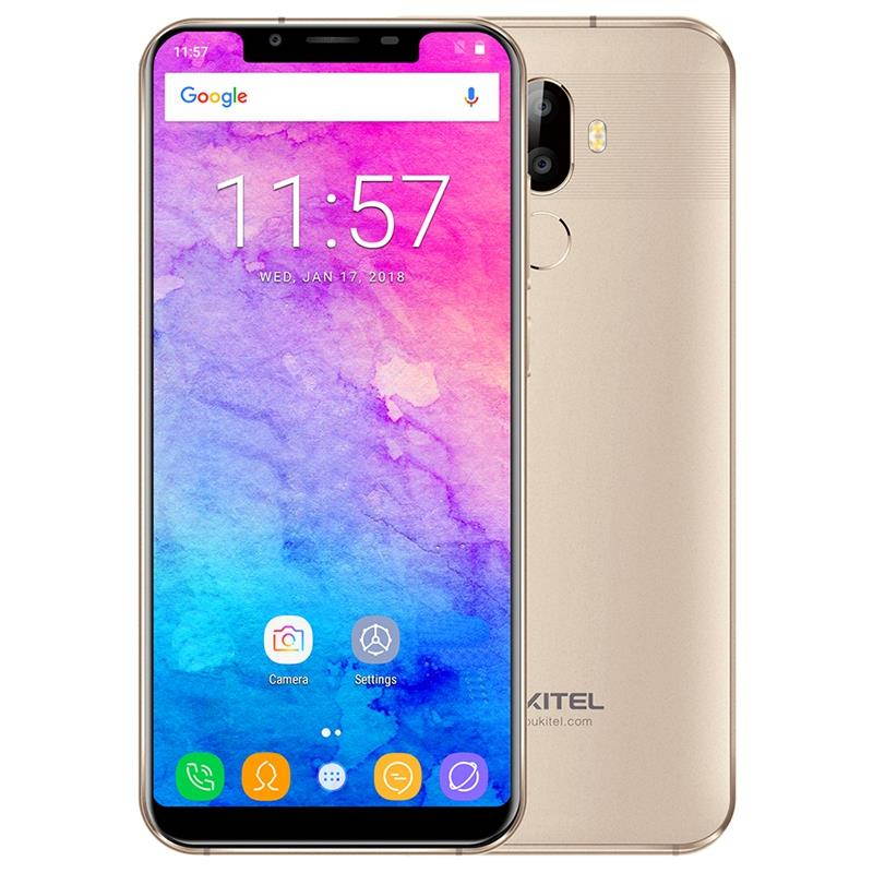 OUKITEL U18 4G Phablet 5.85 inch Android 7.0 MTK6750T Octa Core 1.5GHz 4GB RAM 64GB ROM 4000mAh Battery Dual Rear Cameras Fingerprint Recognition