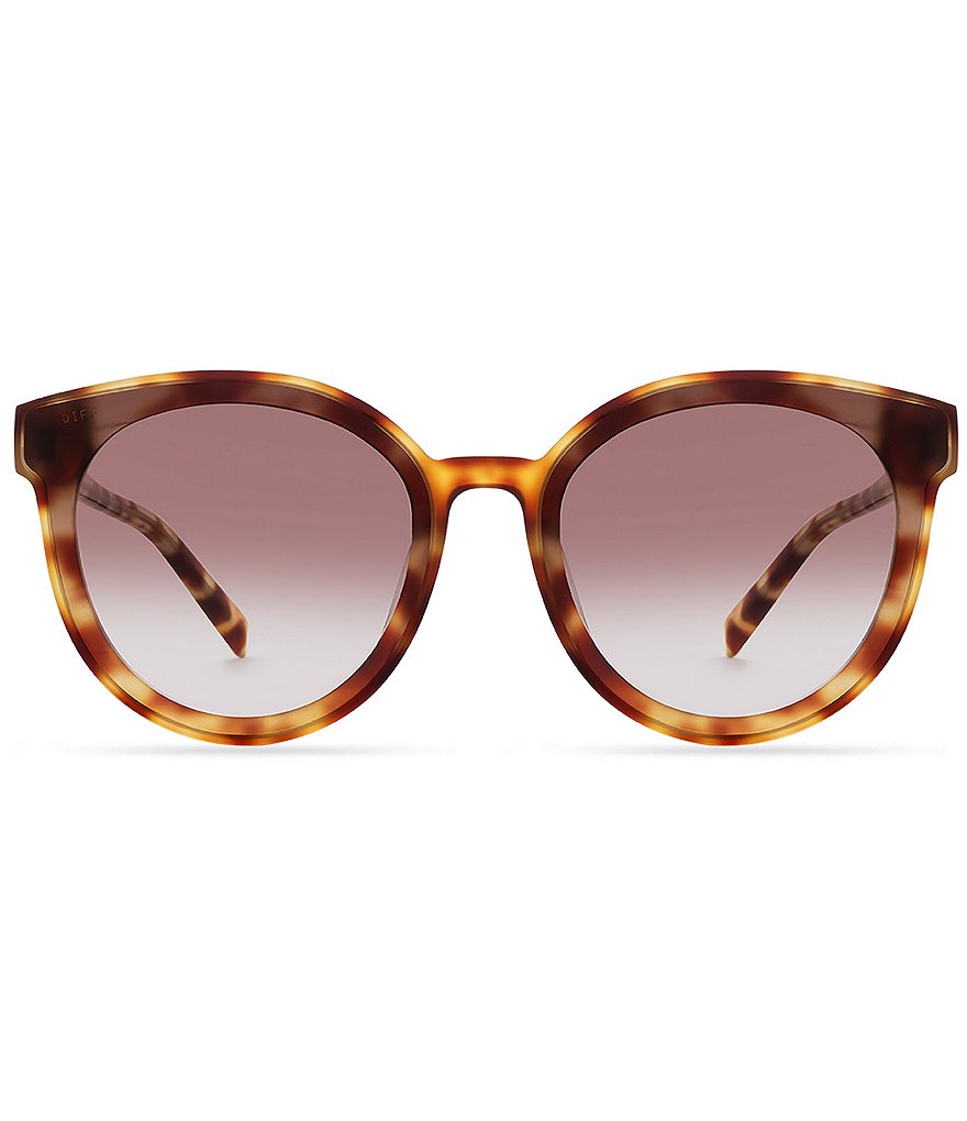 DIFF Eyewear Gemma Round 67mm Sunglasses