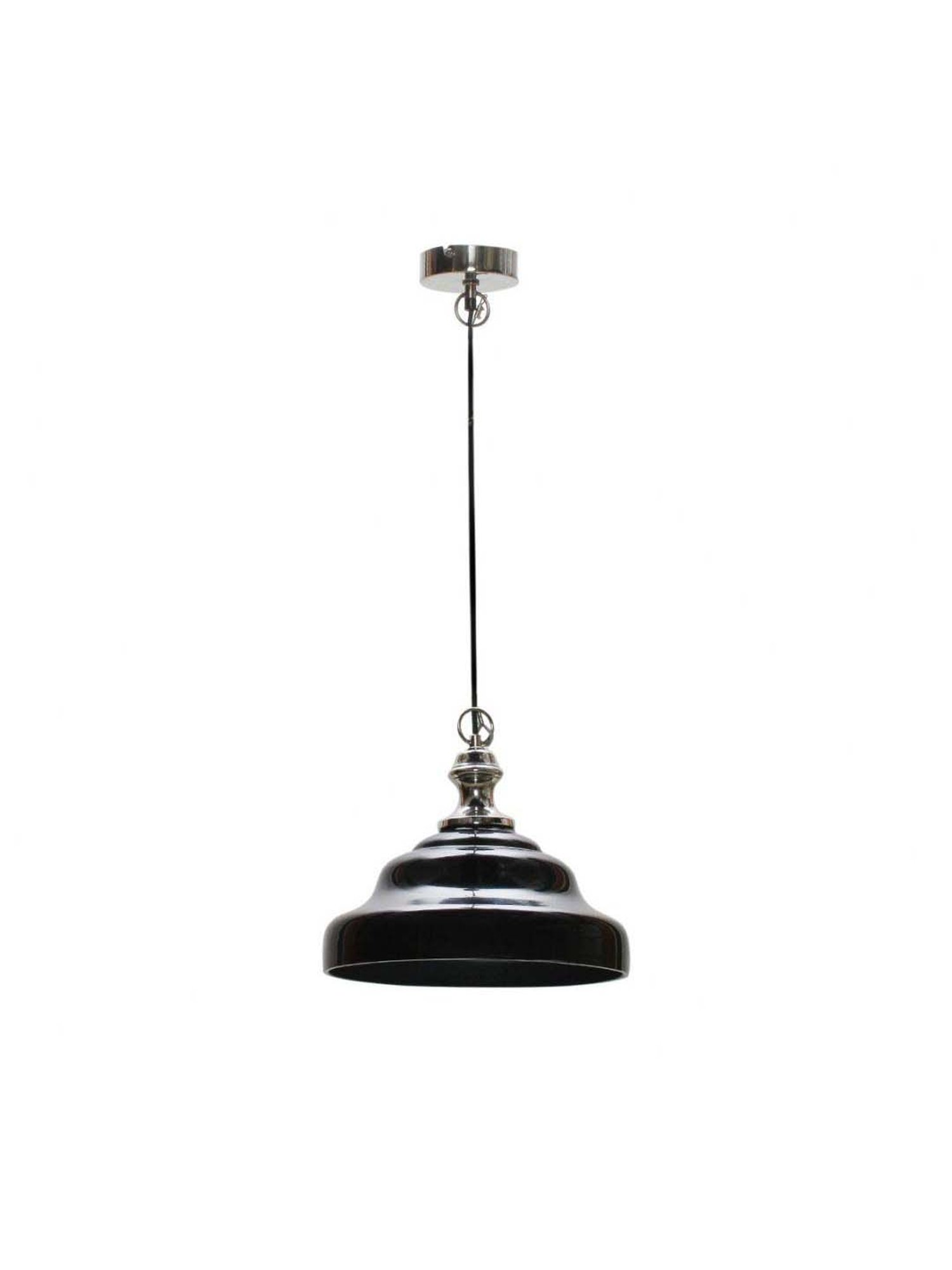 Kapoor E Illuminations Edna Black Pendant Light - Set of 1