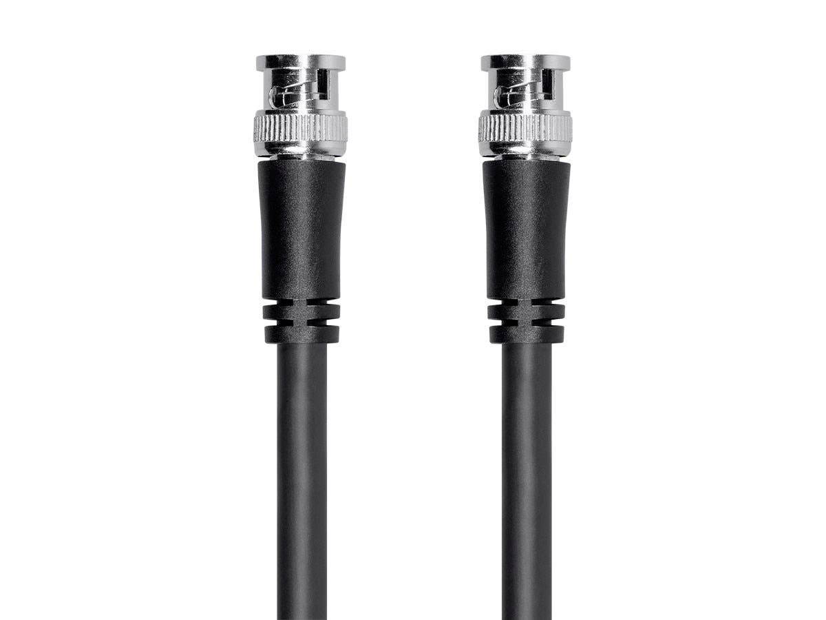 Monoprice HD-SDI RG6 BNC Cable - 1.5 Feet - Black | For Use In HD-Serial Digital Video Transfer, Mobile Apps, HDTV Upgrades, Broadband Facilities - Viper Series