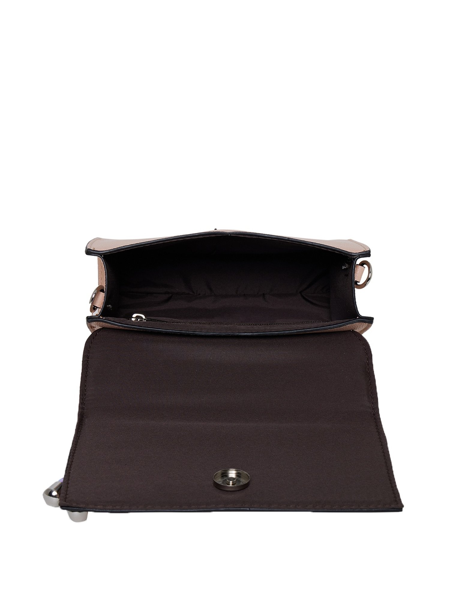 Call It Spring CLOVER530 Pink Solid Medium Satchel Handbag