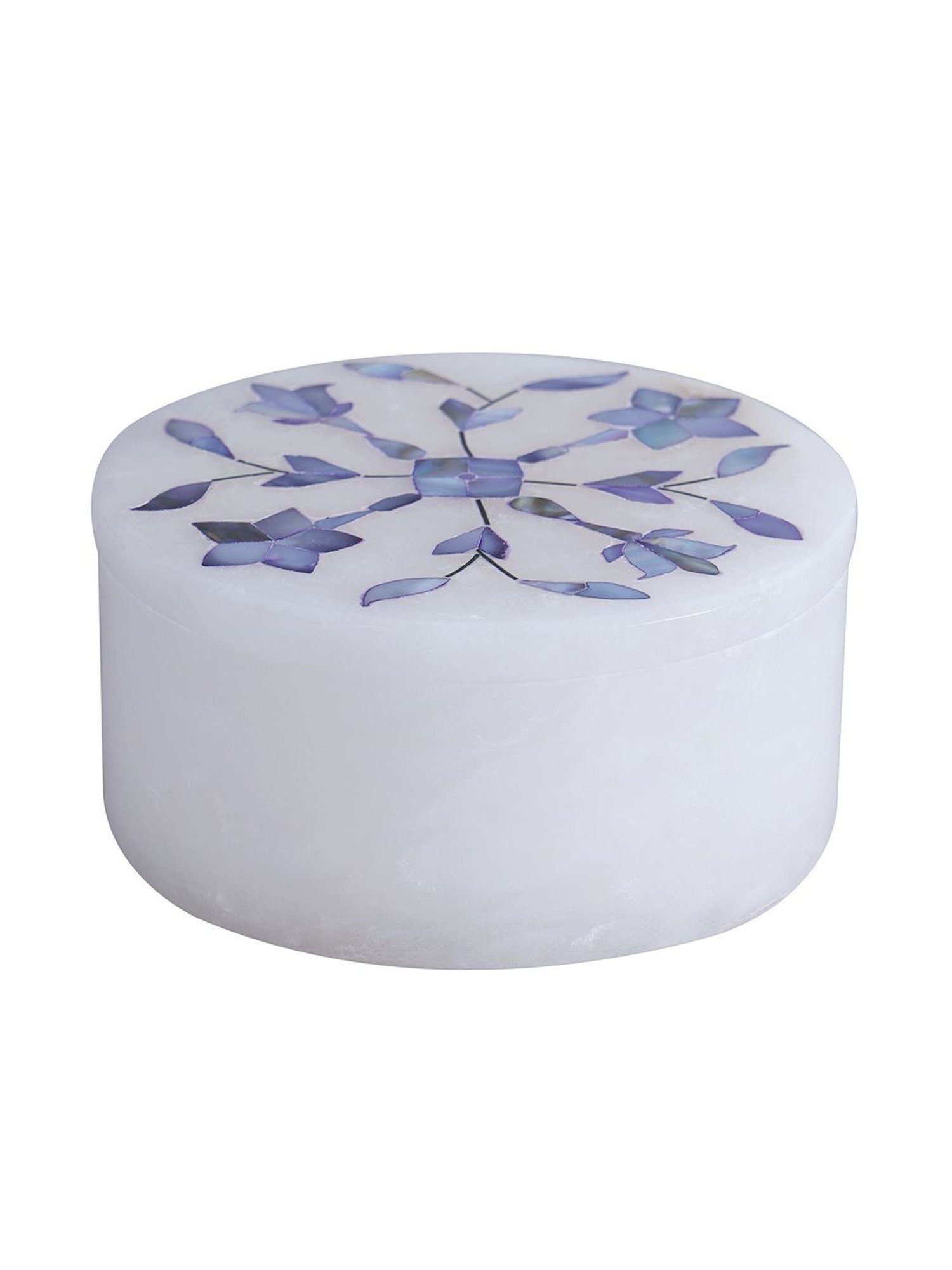 Aapno Rajasthan Blue & White Marble Jewellery Box