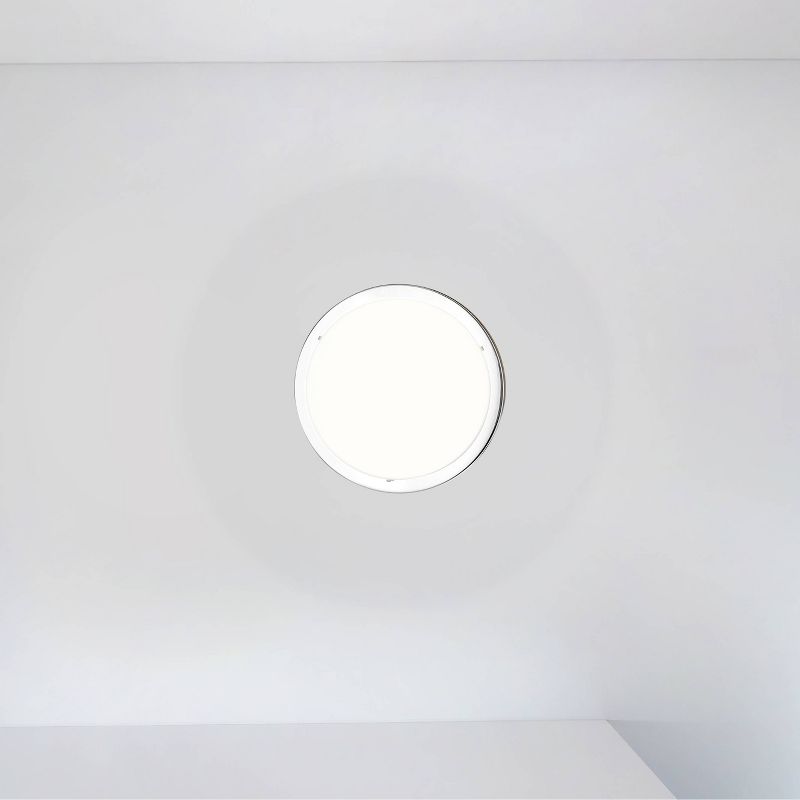 Planet Ceiling Light 11.5" Diameter Matte Nickel - Eglo