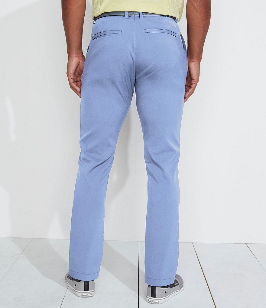 Tommy Bahama IslandZone Flat-Front Oxford Stretch Pants
