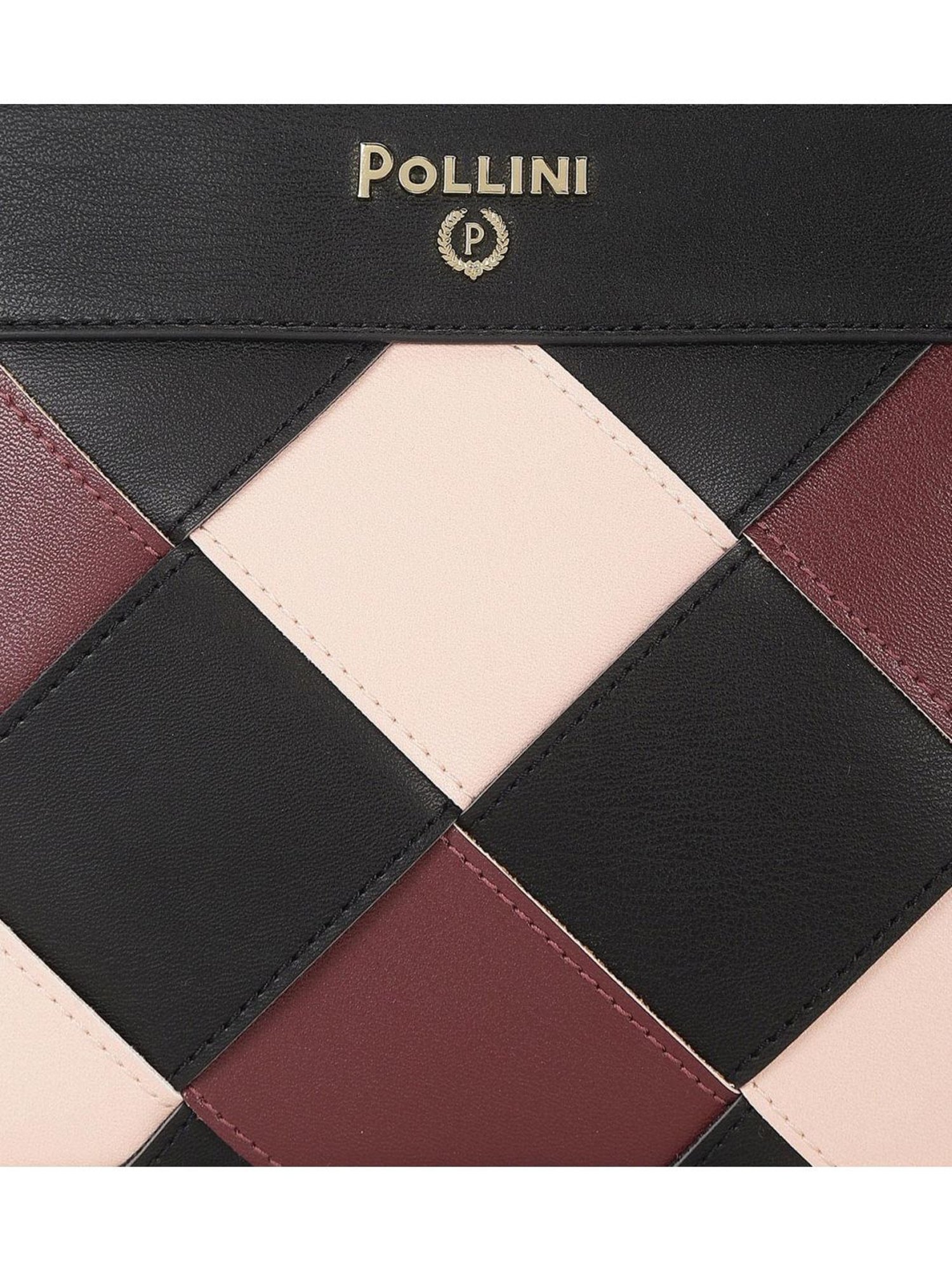 Pollini Multicolor Woven Medium Cross Body Bag
