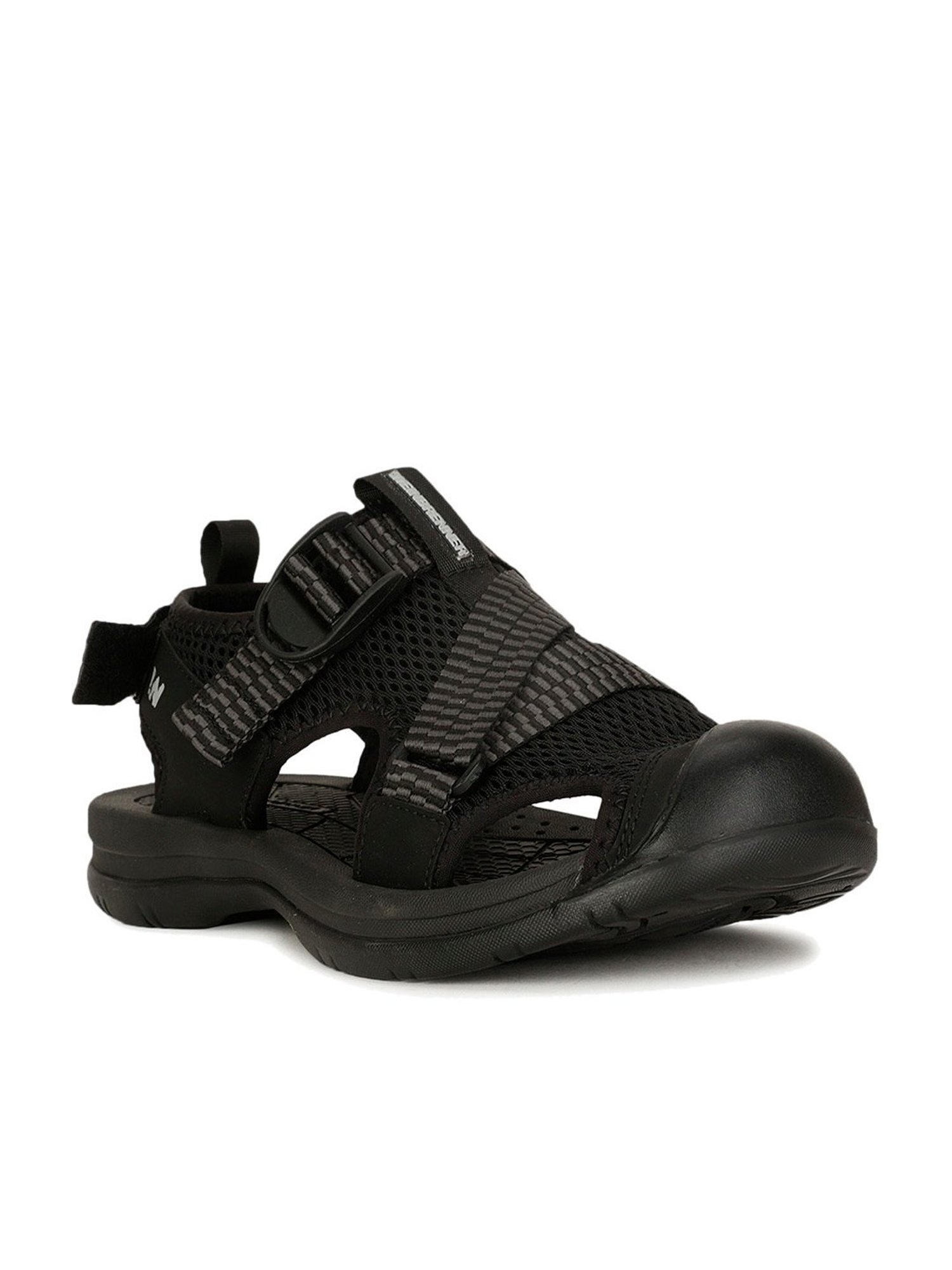 Weinbrenner by Bata Men's FOYT Black Floater Sandals