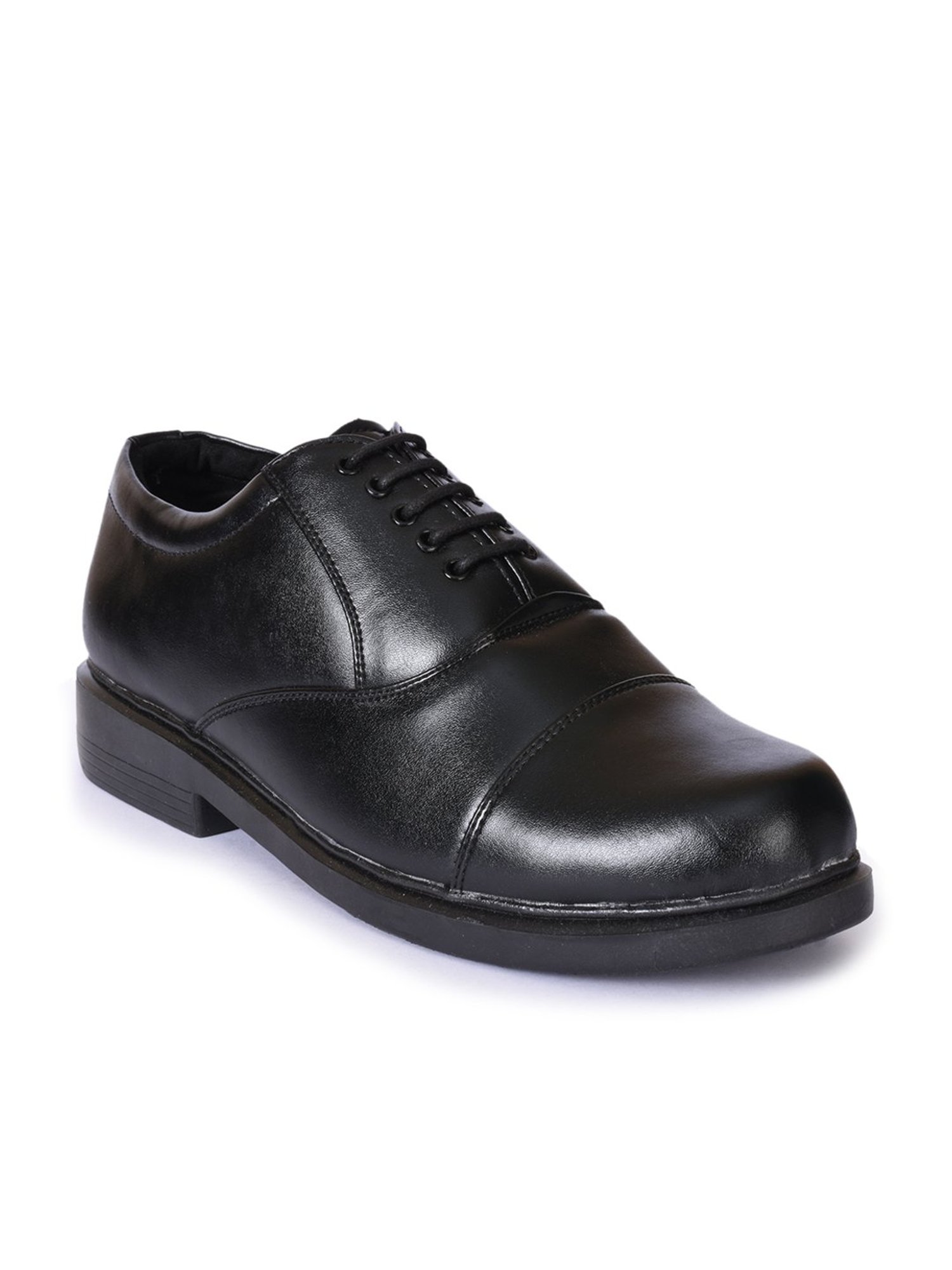 Action Men's Dotcom Black Oxford Shoes