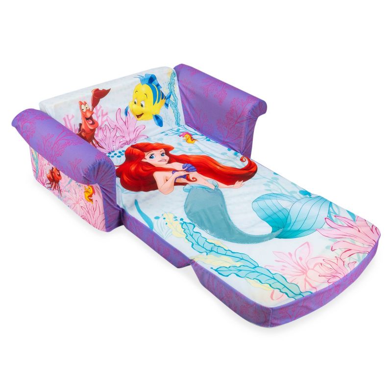 Marshmallow Furniture Ariel Kids' 2-in-1 Flip Open Foam Sofa