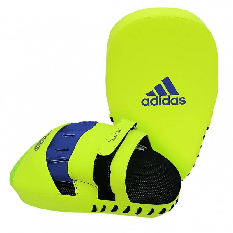 Adidas Speed Focus Coaching Mitts - Yellow/Blue