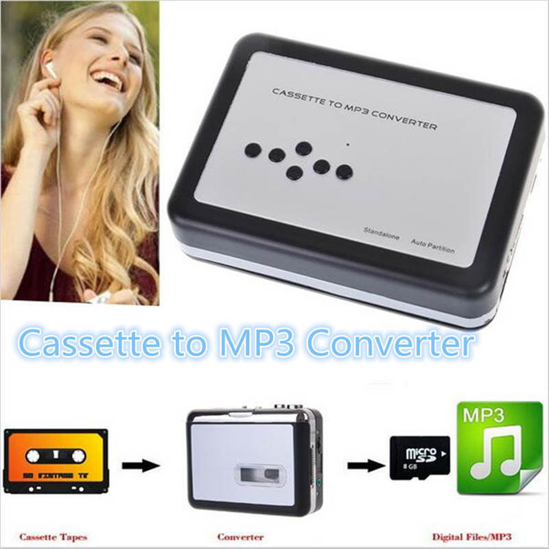 Portable Cassette Players ,Cassette Tape Player Convert to MP3 WAV Converter Cassette To USB Flash UDisk Audio Capture Music Player