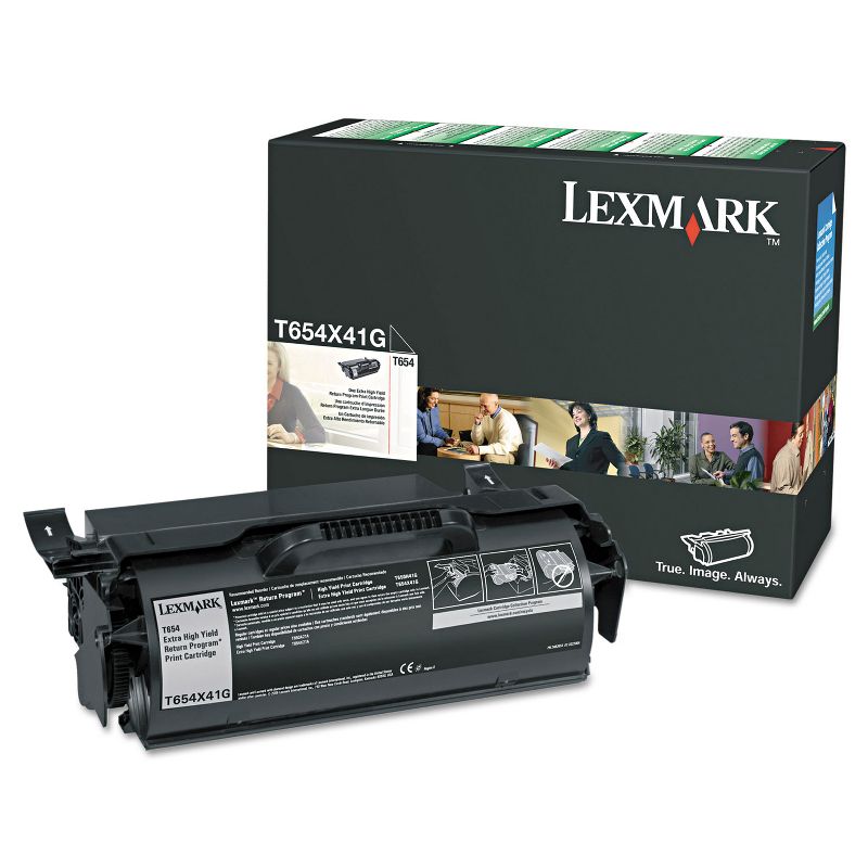 Lexmark T654X41G Extra High-Yield Government Toner 36 000 Page-Yield Black 