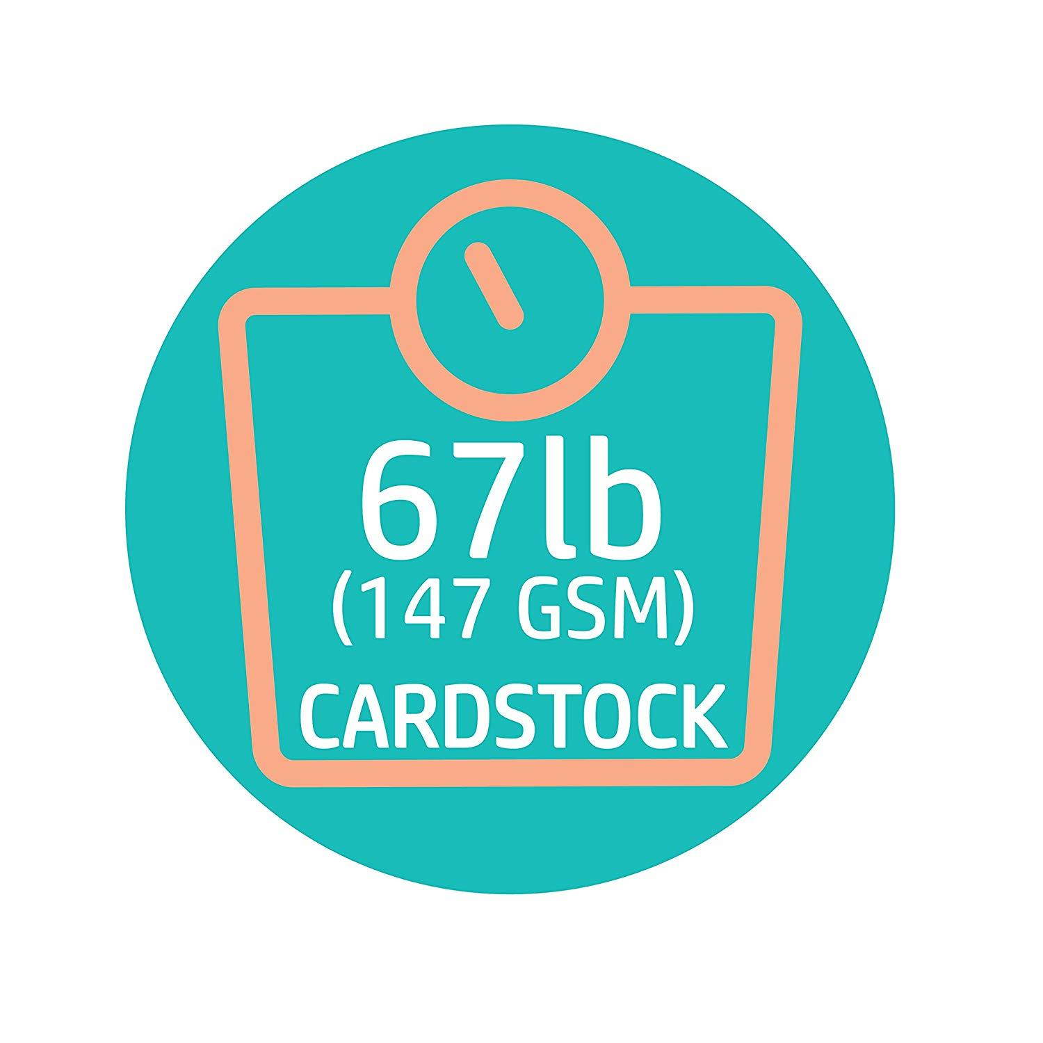 Springhill Colored Paper, Cardstock Paper, Gray Paper, 67lb, 147gsm, 8.5 x 11, 1 Ream / 250 Sheets - Vellum Card Stock, Thick Paper (066000R)