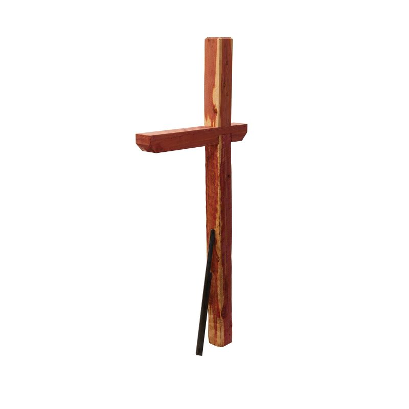 Gibraltar Mailbox Deluxe Drive In Mailbox and Address Posts Cedar