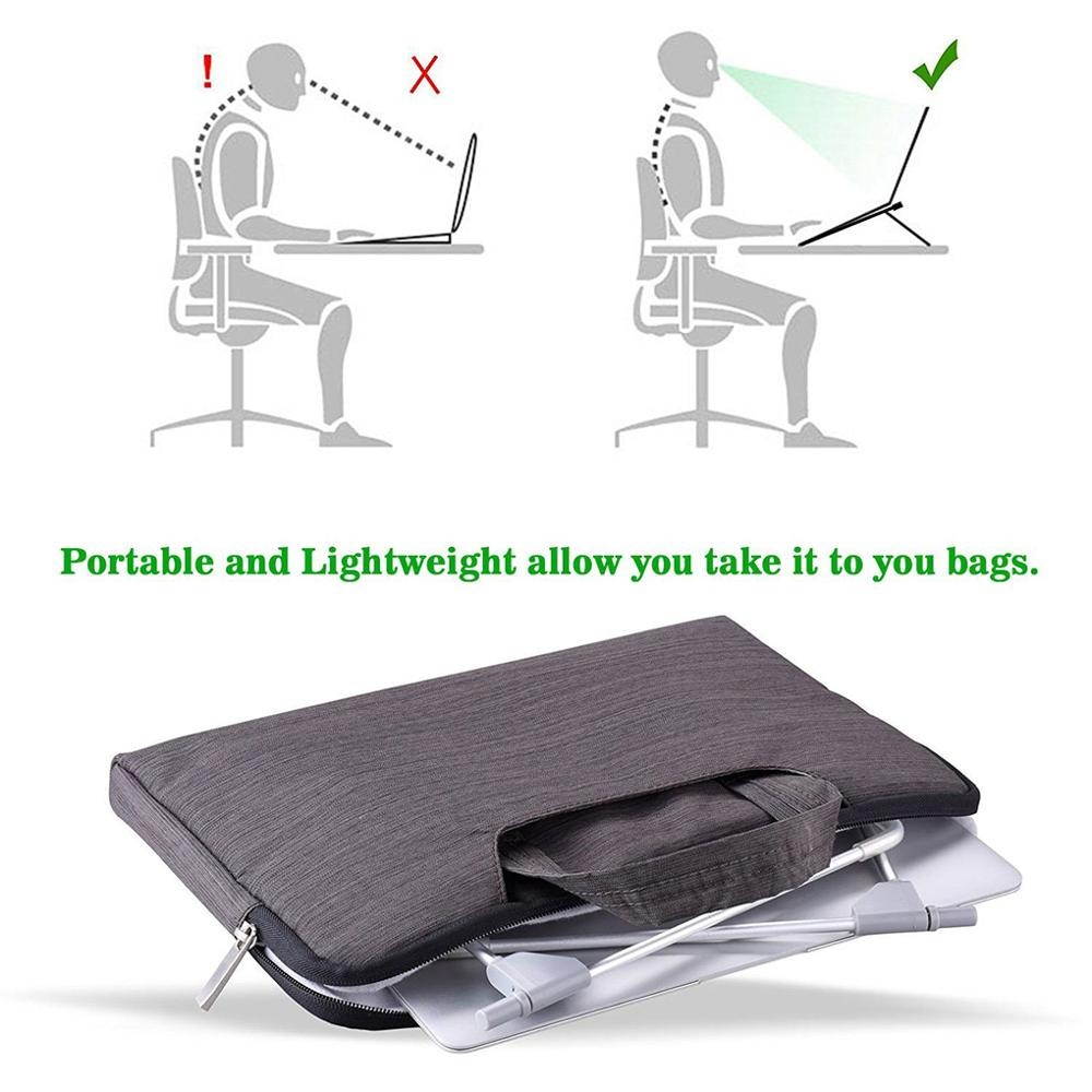 Laptop Tablet Stand Portable Folding Stand Tablet Top Anti skid Angle Height Adjustable Bracket Home Office