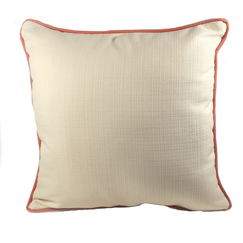 Fall 17.0" Pumpkin  Rows Pillow Happy Fall  -  Decorative Pillow