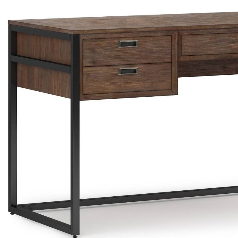 Brandt Desk Rustic Natural Aged Brown - WyndenHall