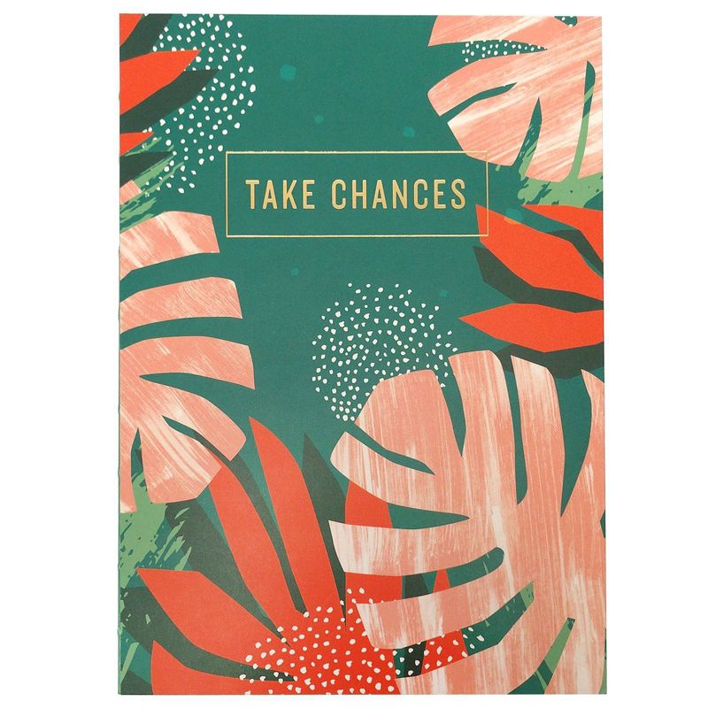 Green Inspired Take Chances Softcover Journal