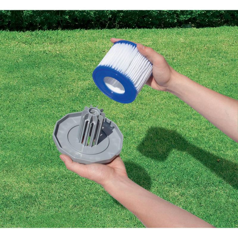 Intex 29007E Type H Easy Set Filter Cartridge Replacement for Swimming Pools