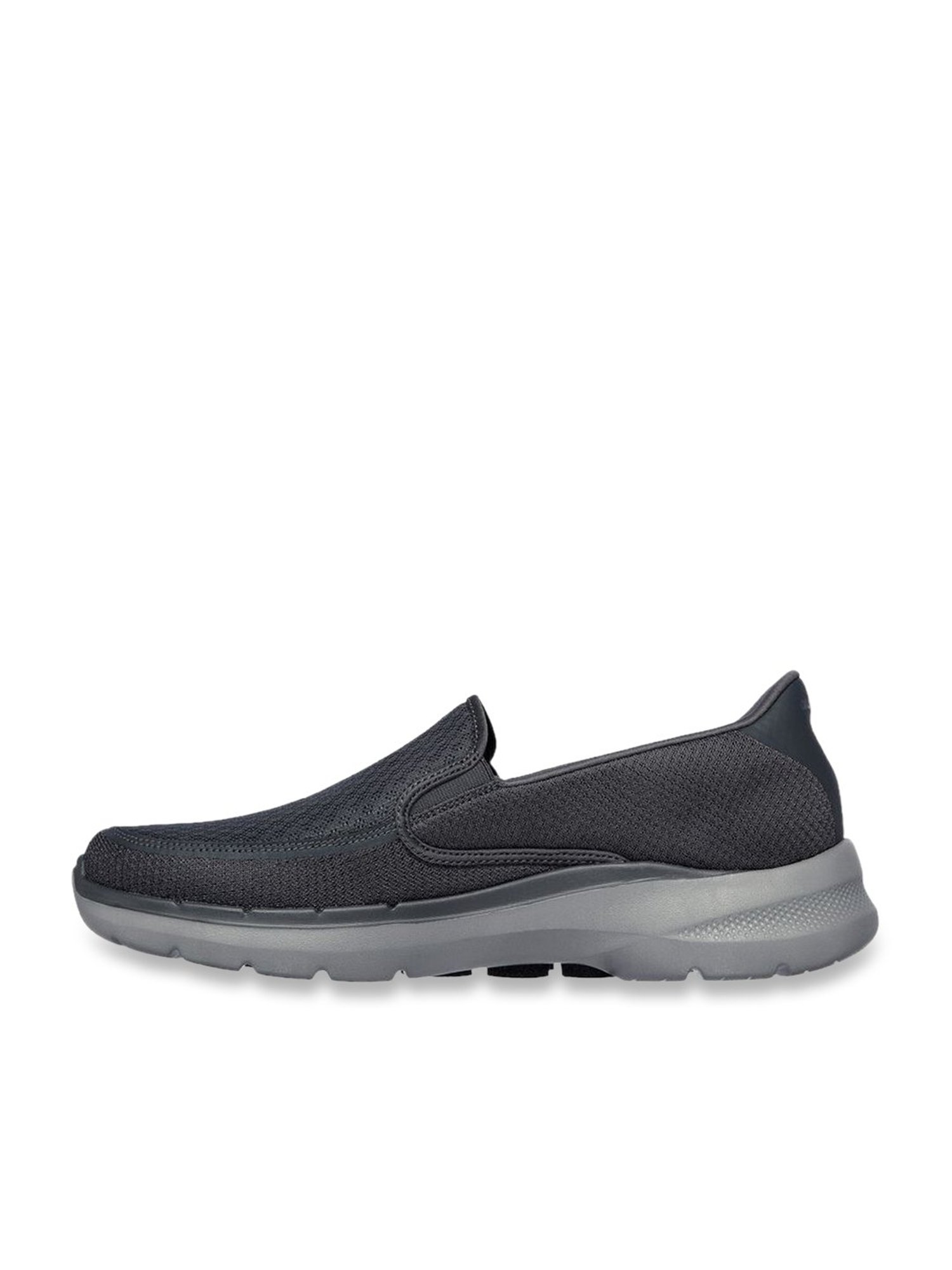 Skechers Men's GO WALK 6 - ORVA Charcoal Walking Shoes