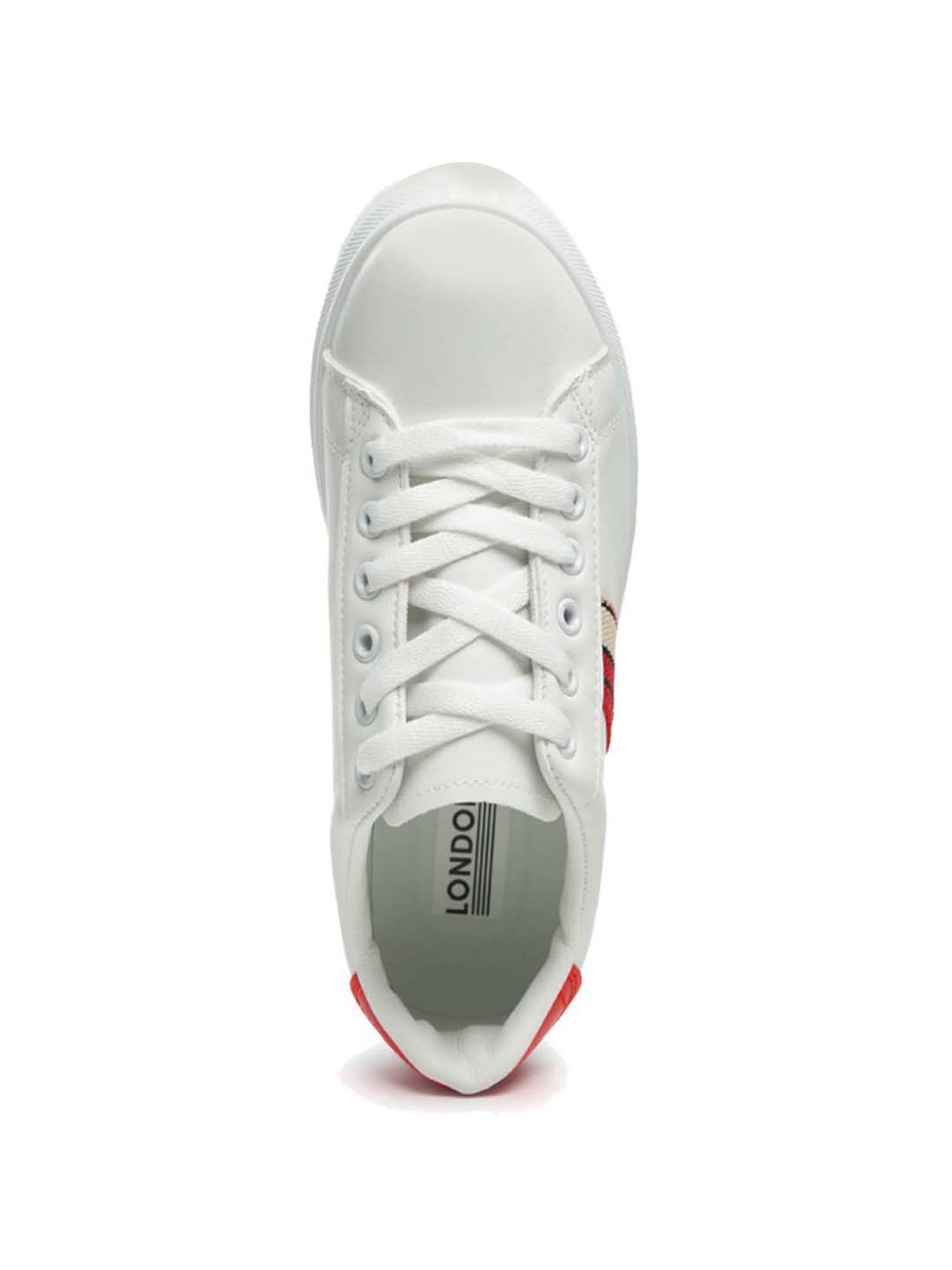 London Rag Women's Pastel White Sneakers