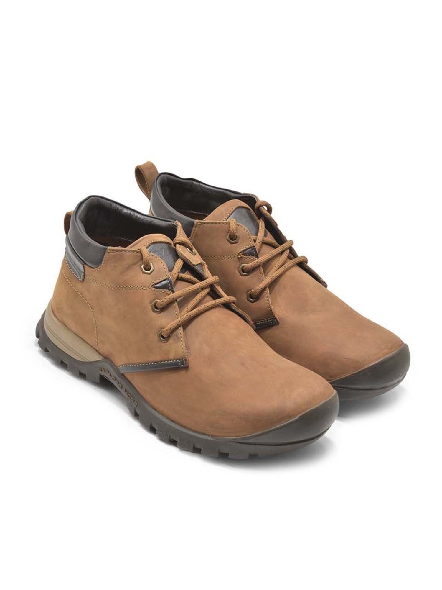 Woodland Men's Camel Derby Shoes