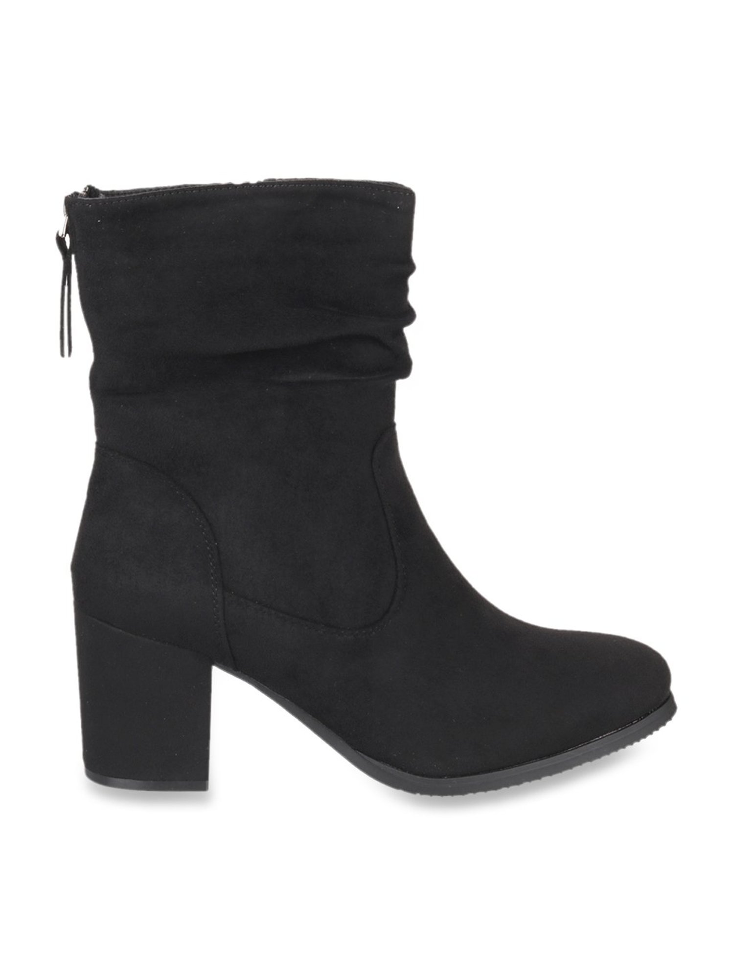 Mochi Women's Black Casual Booties