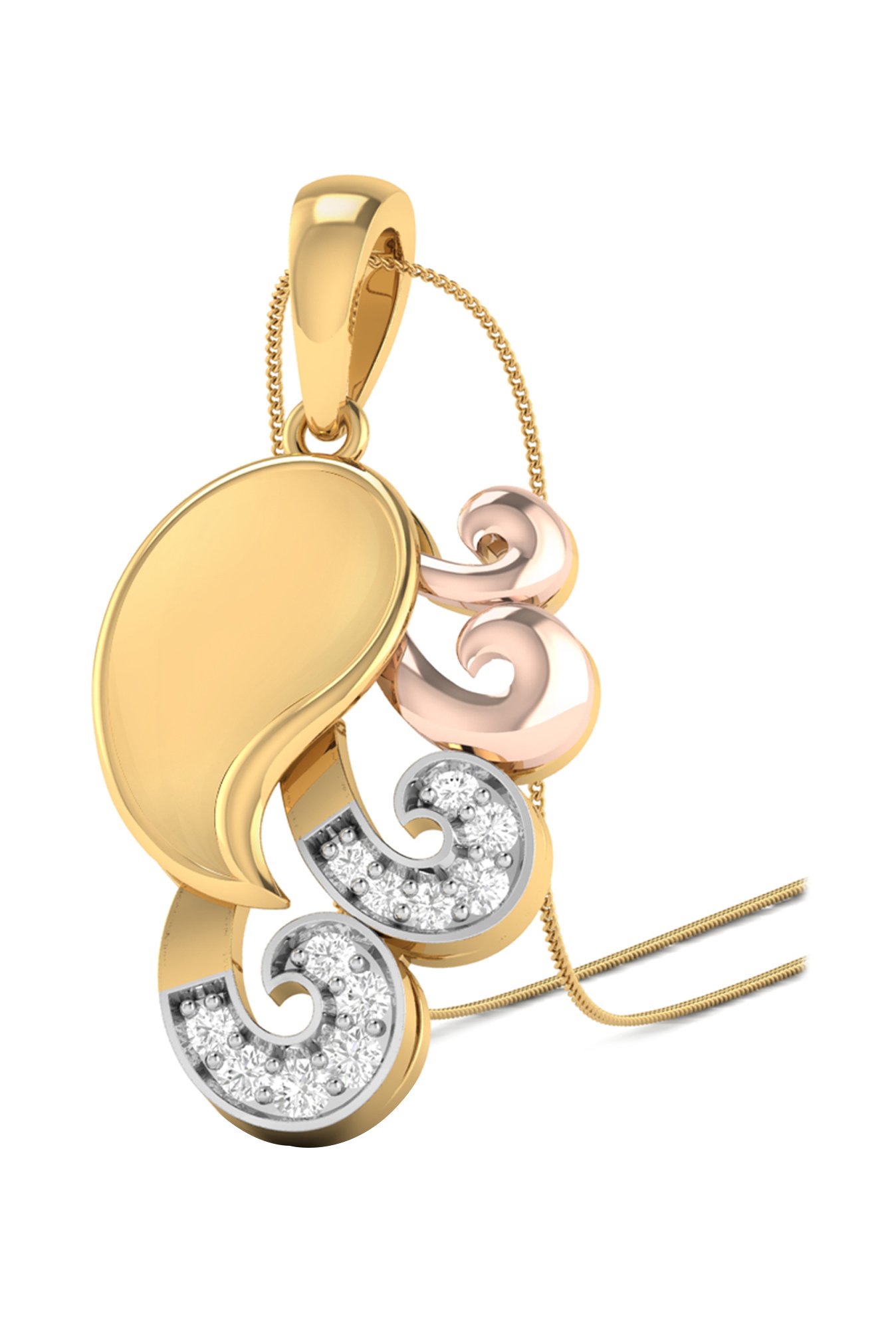 PC Jeweller Cumhea 22 kt Gold Pendant without Chain