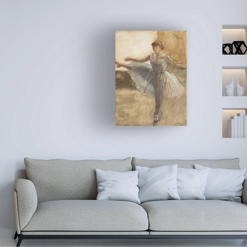 24" x 32" Edgar Degas 'The Ballerina' Unframed Wall Canvas - Trademark Fine Art