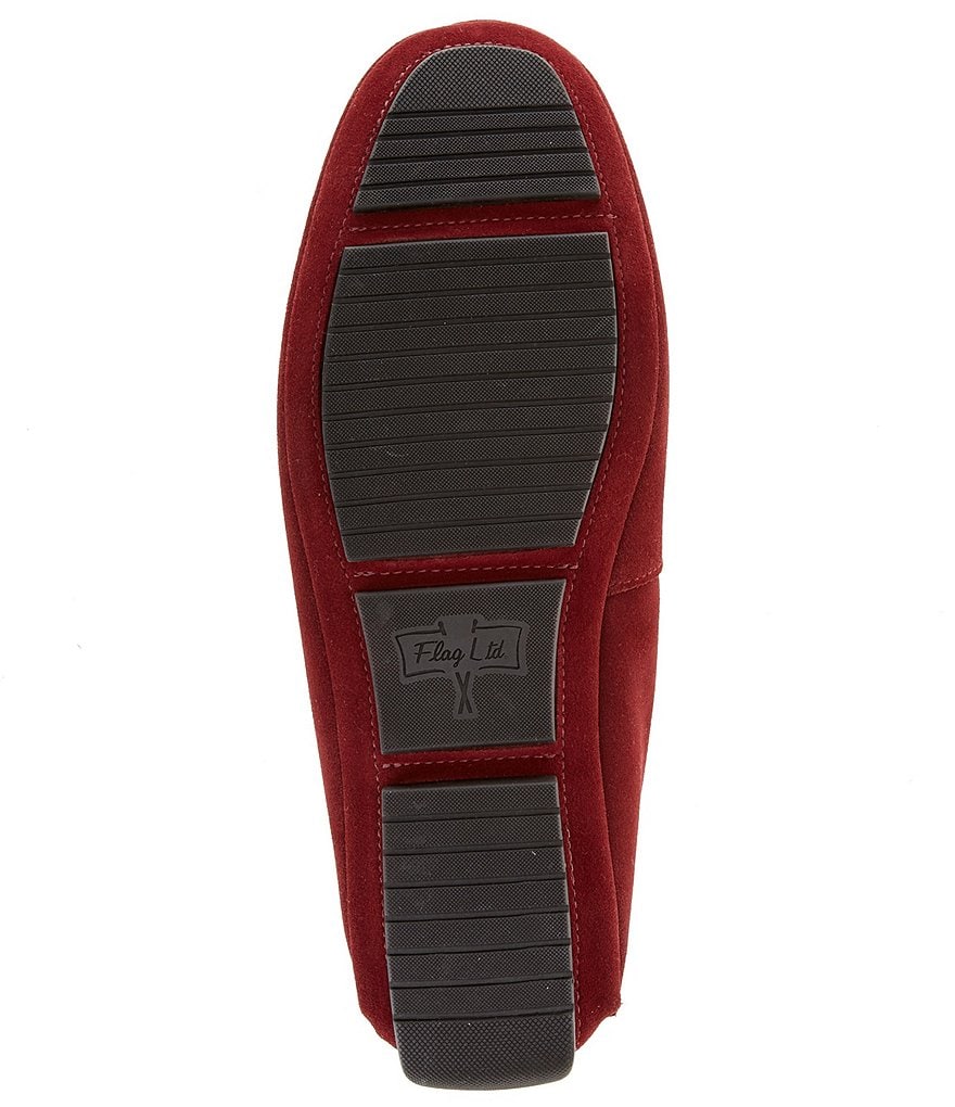 Flag LTD. Men's Morgan Suede Leather Penny Loafer Moccasins
