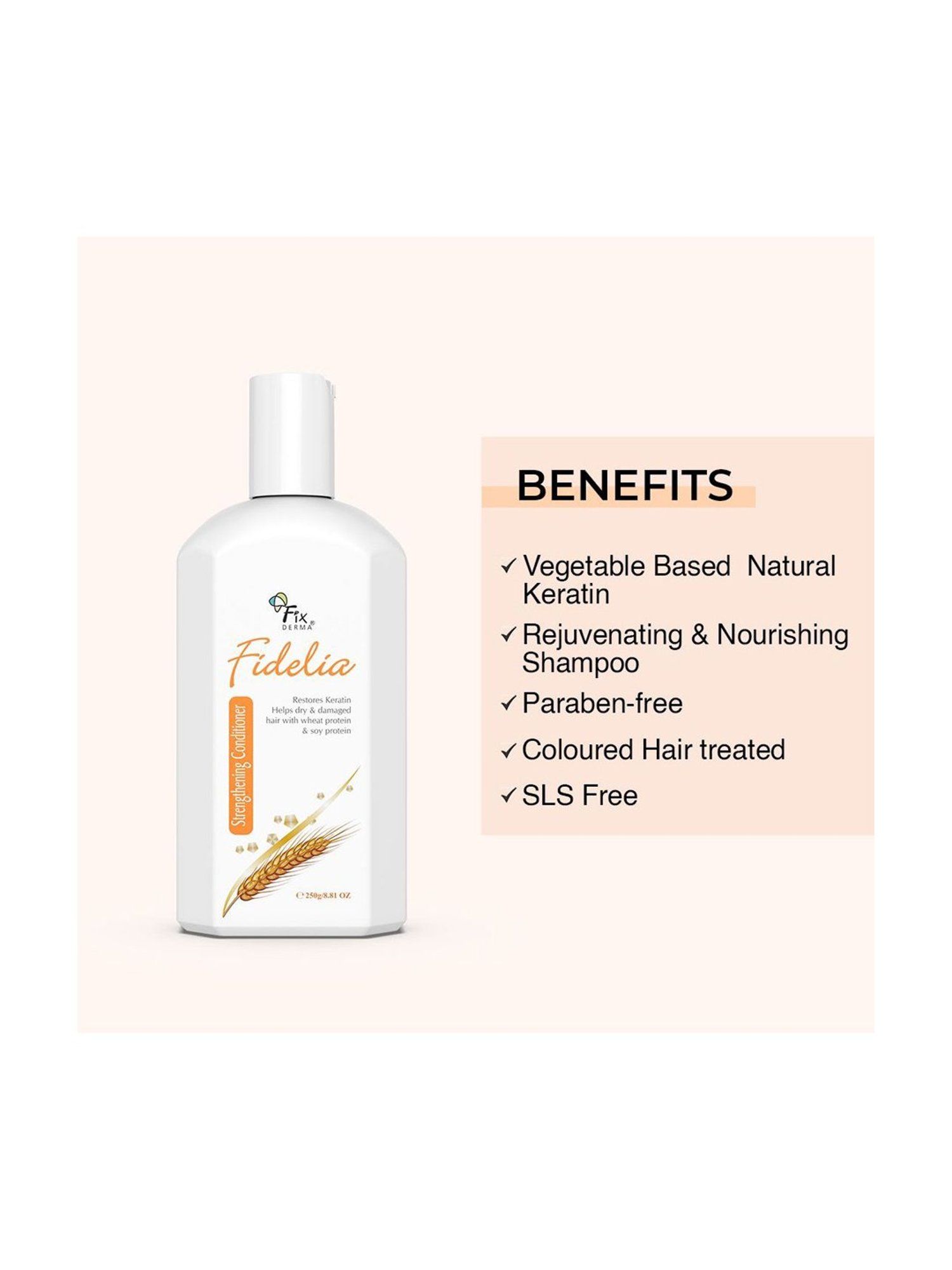 Fixderma Fidelia Stregthening Shampoo - 250 ml