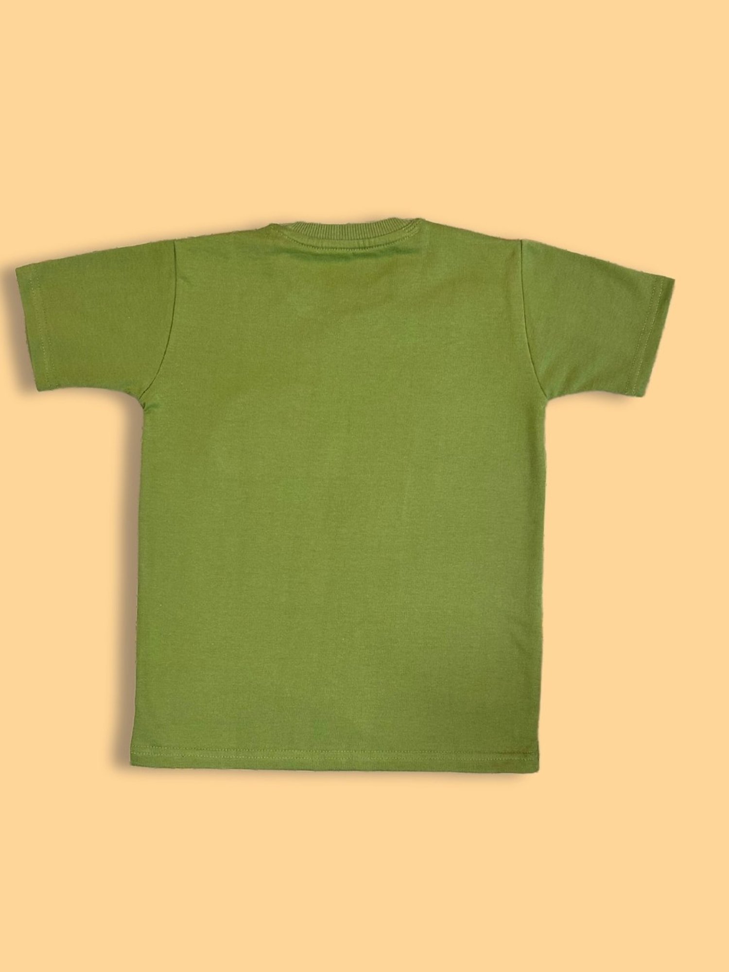 Tippy Top Kids Green Self Design T-Shirt